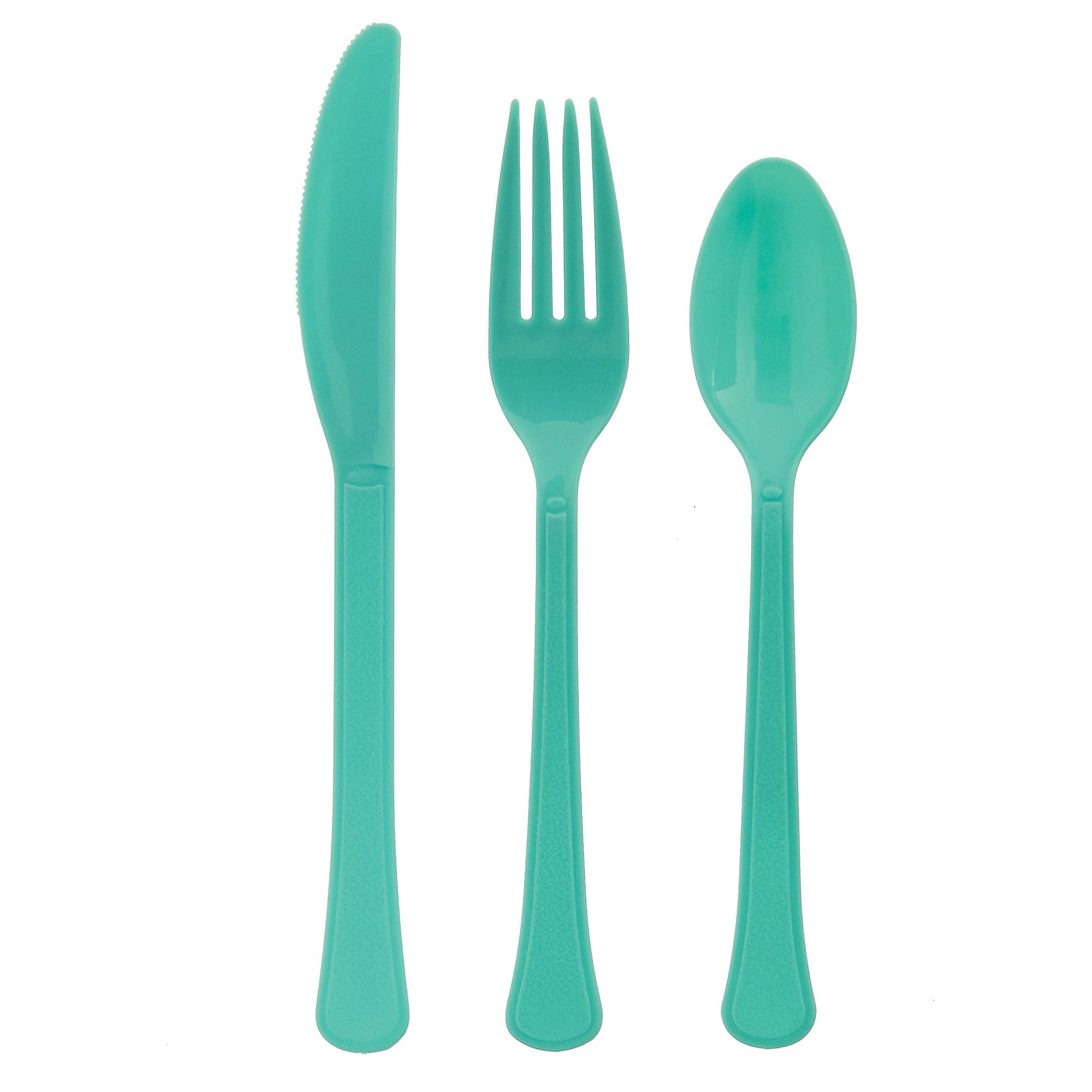 Plastic Cutlery Set. Assorted Colors. 24ct - Image 4