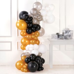 Air-Filled Latex Balloons Garland Multi Color. 90pc