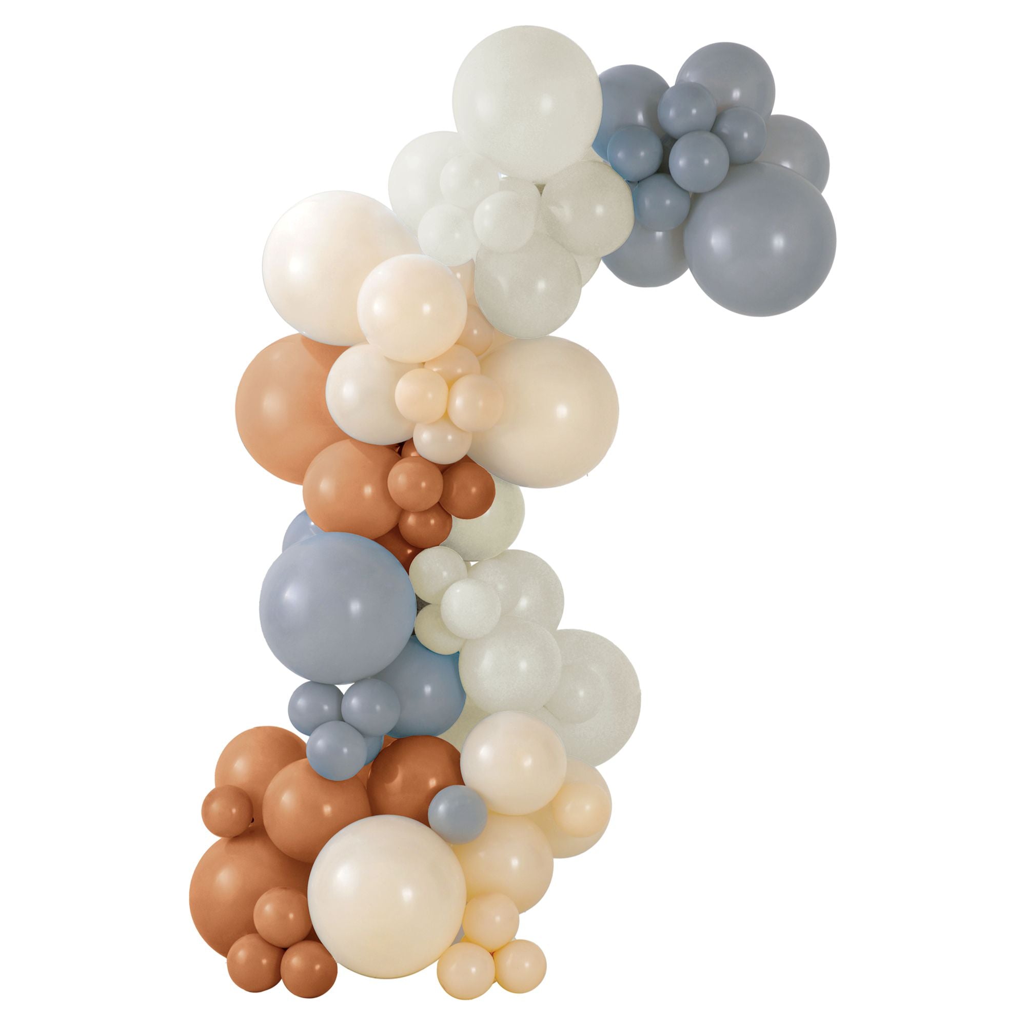 Air-Filled Latex Balloons Garland Neutrals. 90pc - Image 6