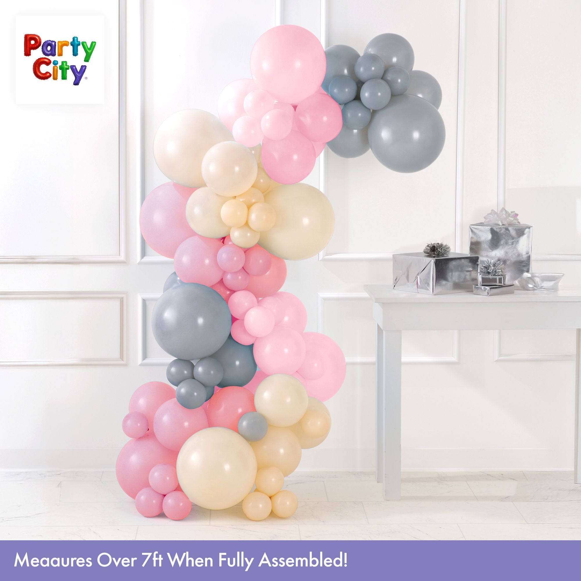 Air-Filled Latex Balloons Garland Boho Warms. 90pc - Image 4