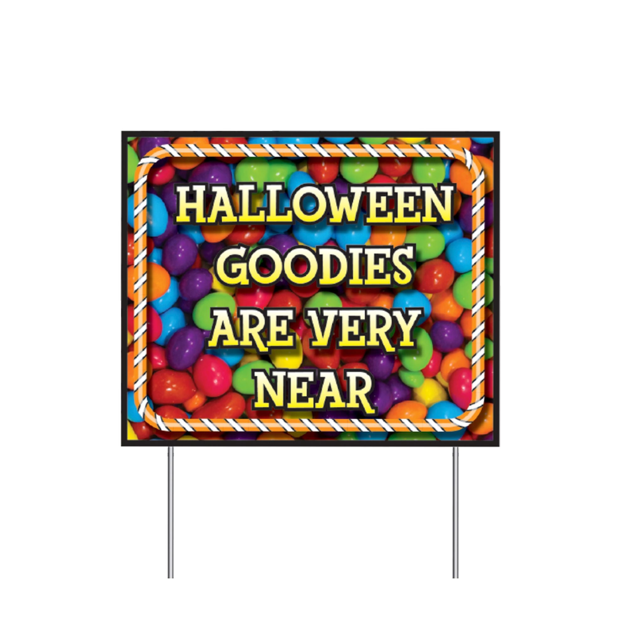 13-inch Trick Or Treat Land Sidewalk Sign Set - 4 Piece - Image 4