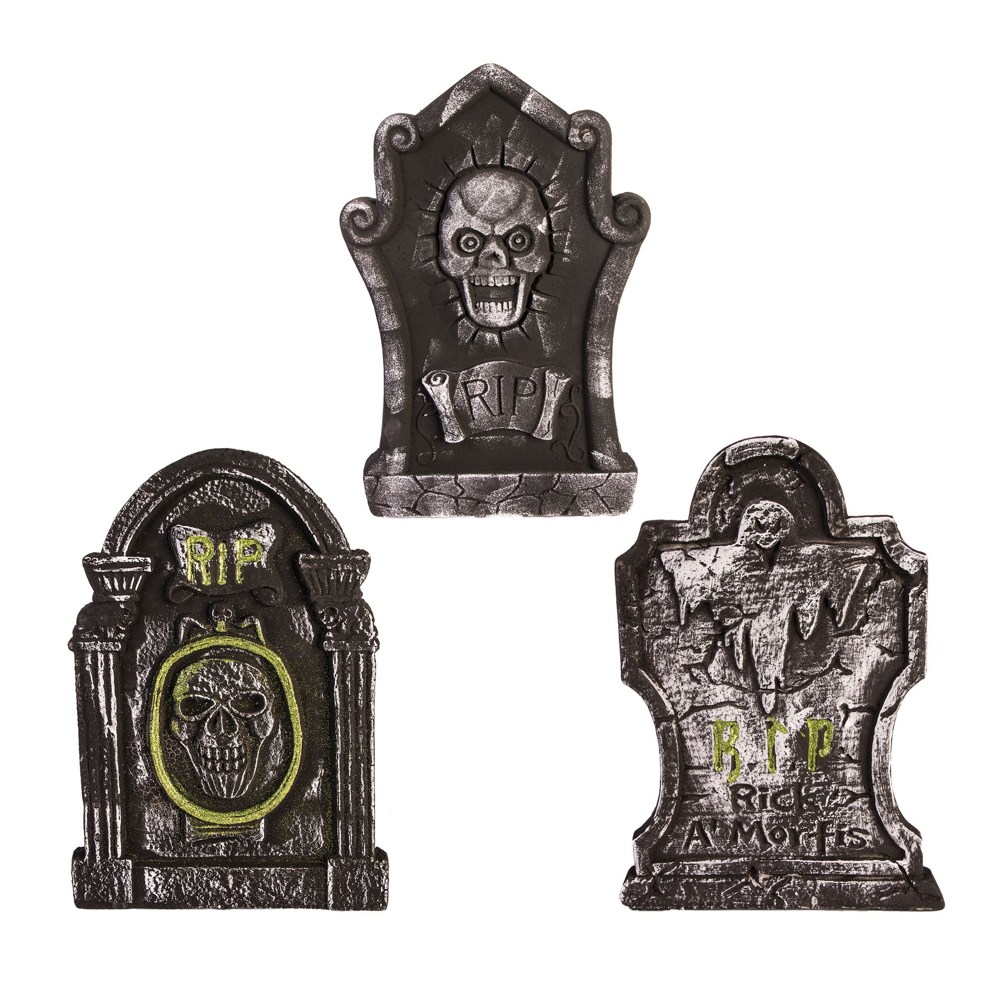 17-Inch Halloween Tombstone Assortment - Image 2