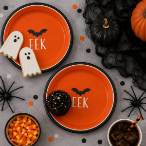 Boo Bash Dessert Plates. 7in. 8ct