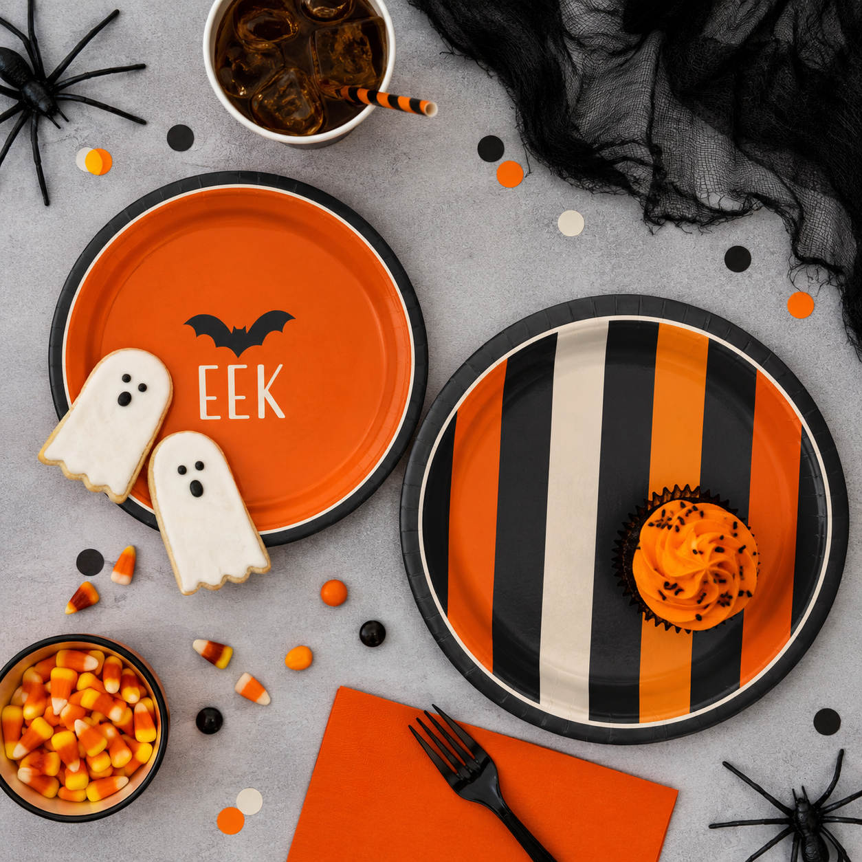Boo Bash Dessert Plates. 7in. 8ct - Image 3