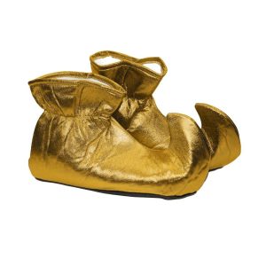 Adult Red Metallic Elf Shoes. Assorted Colors