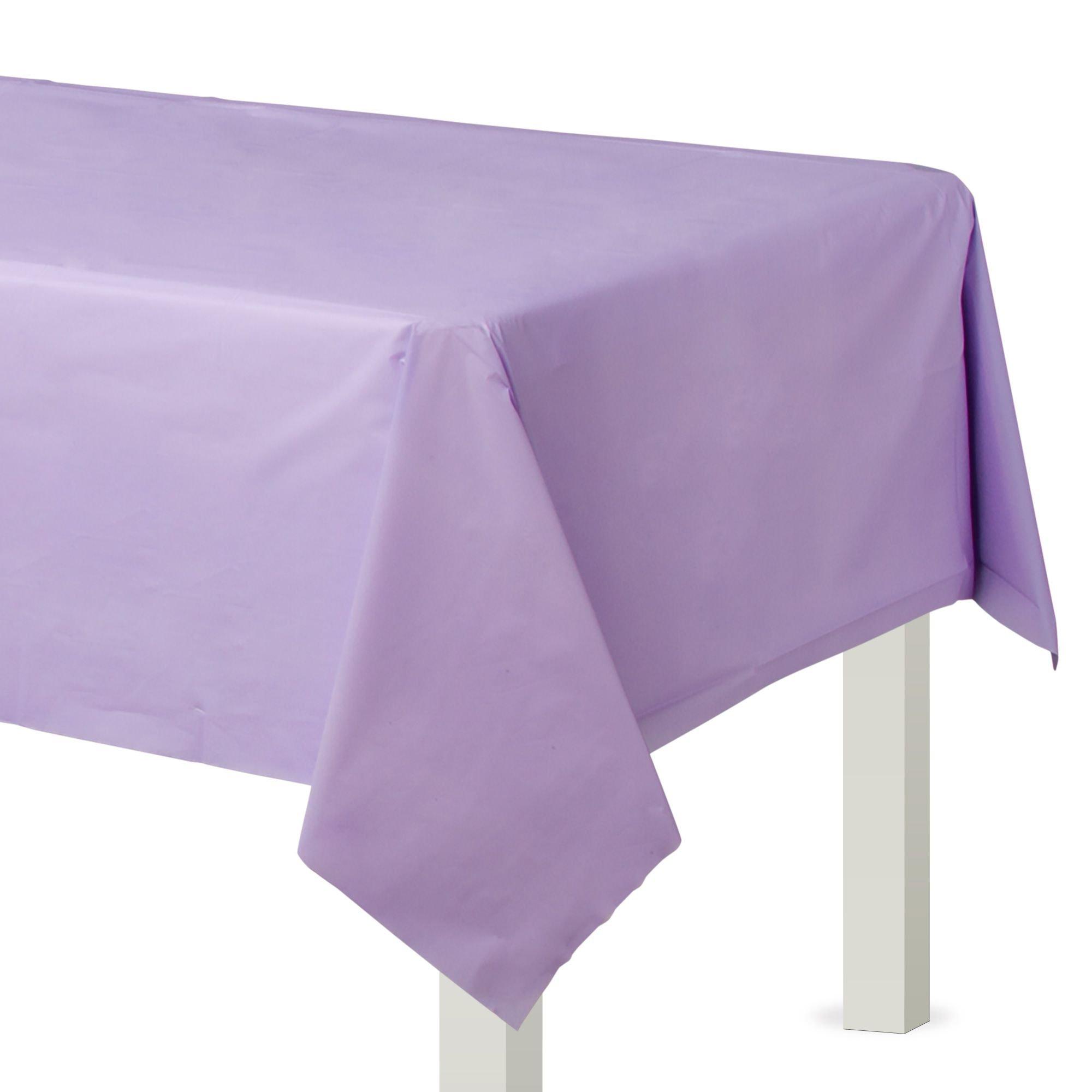 Plastic Table Cover. 54in x 108in. Assorted Colors - Image 19