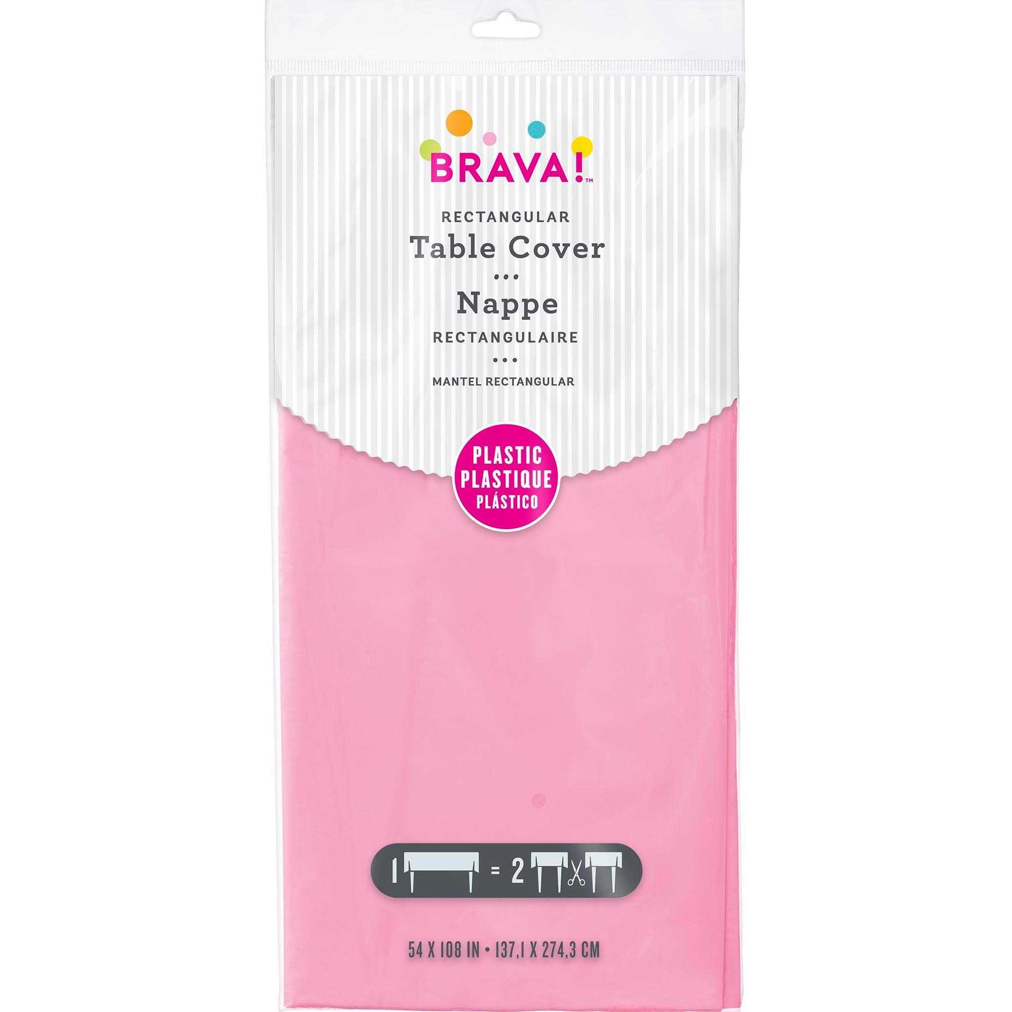 Plastic Table Cover. 54in x 108in. Assorted Colors - Image 27