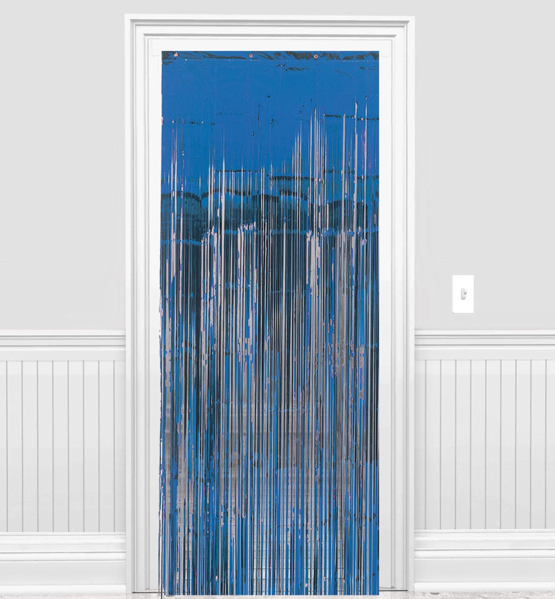 Foil Fringe Doorway Curtain. 3ft x 8ft. Assorted Colors - Image 5
