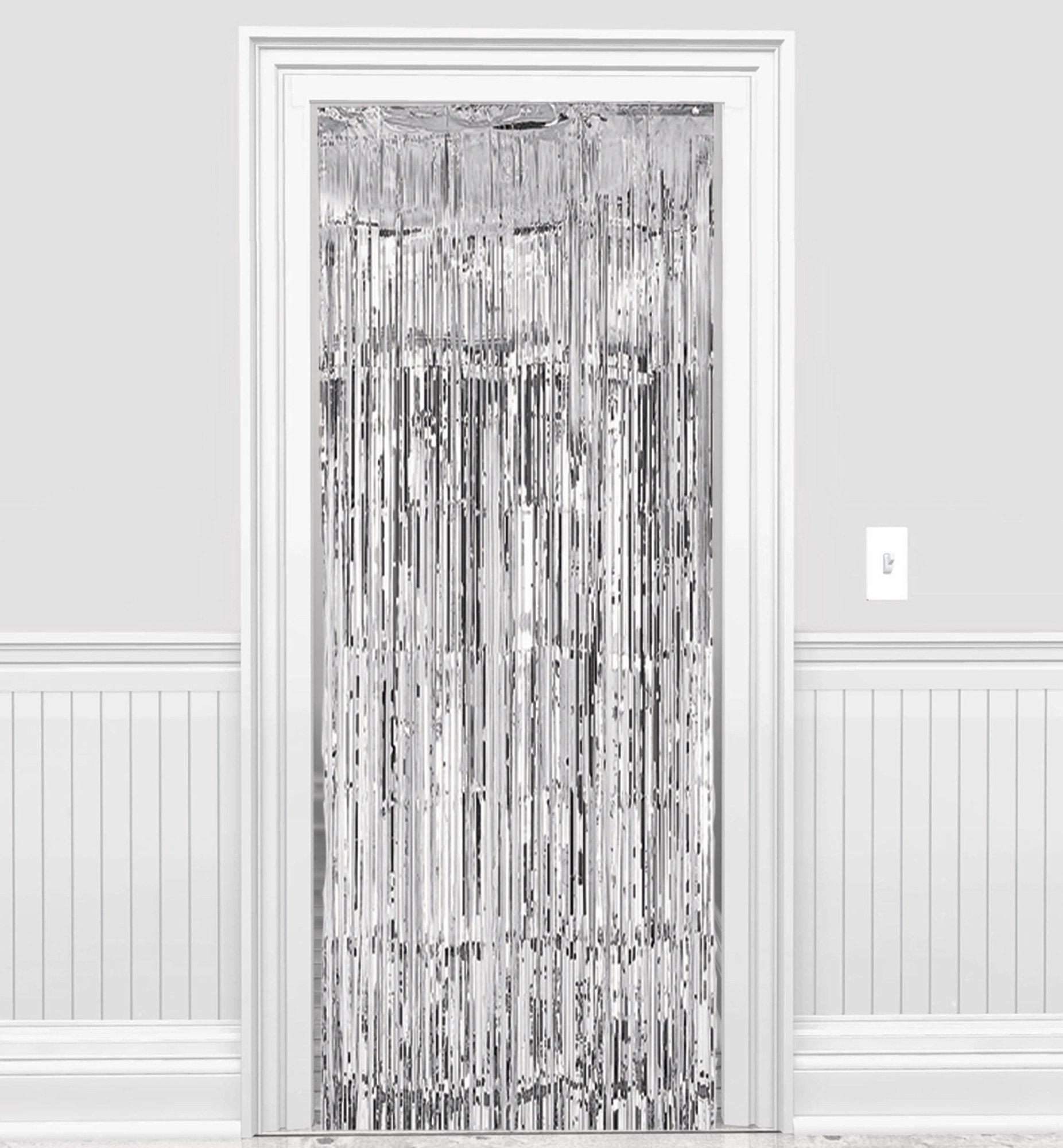 Foil Fringe Doorway Curtain. 3ft x 8ft. Assorted Colors - Image 8