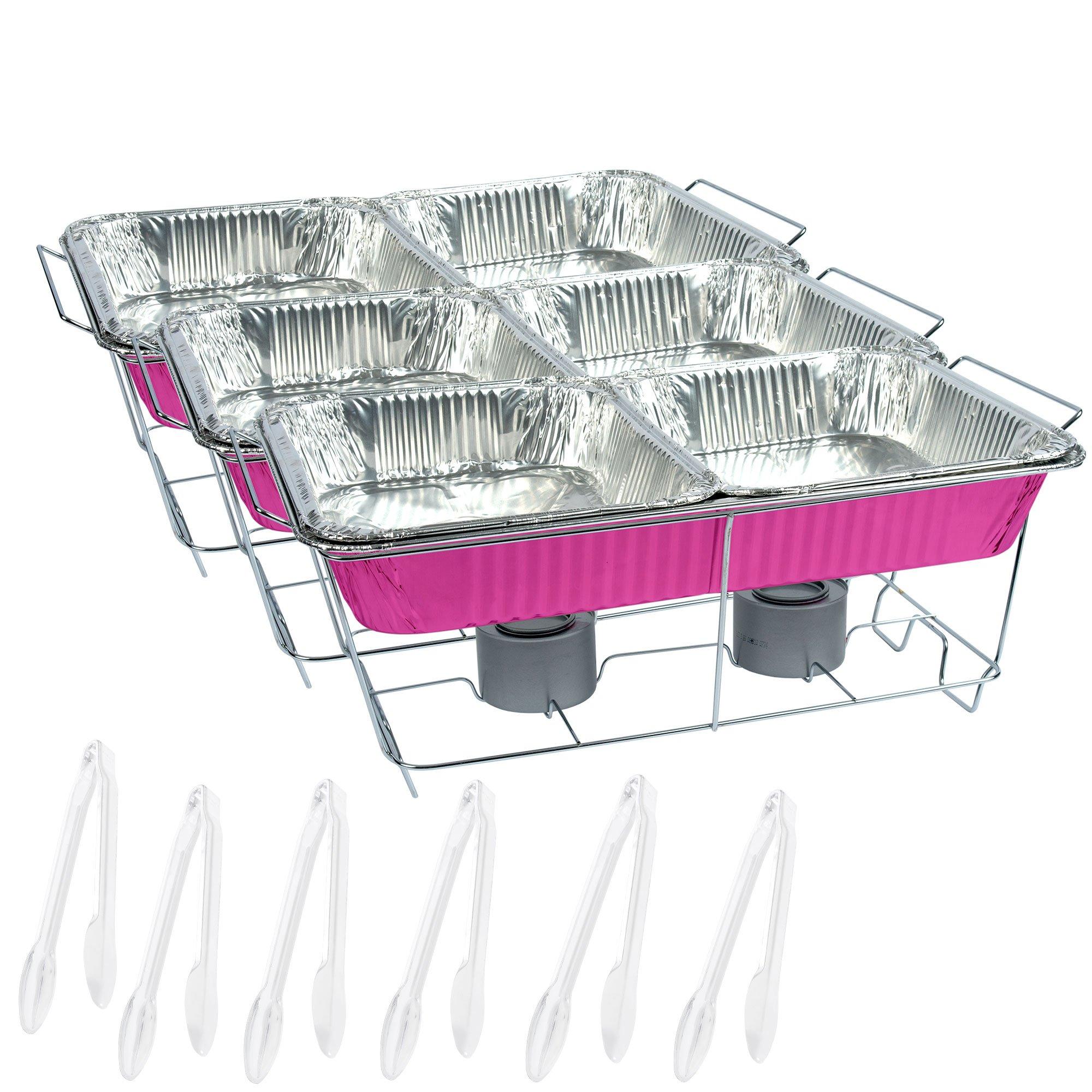 Chafing Dish Buffet Set. 24pc. Assorted Colors - Image 16