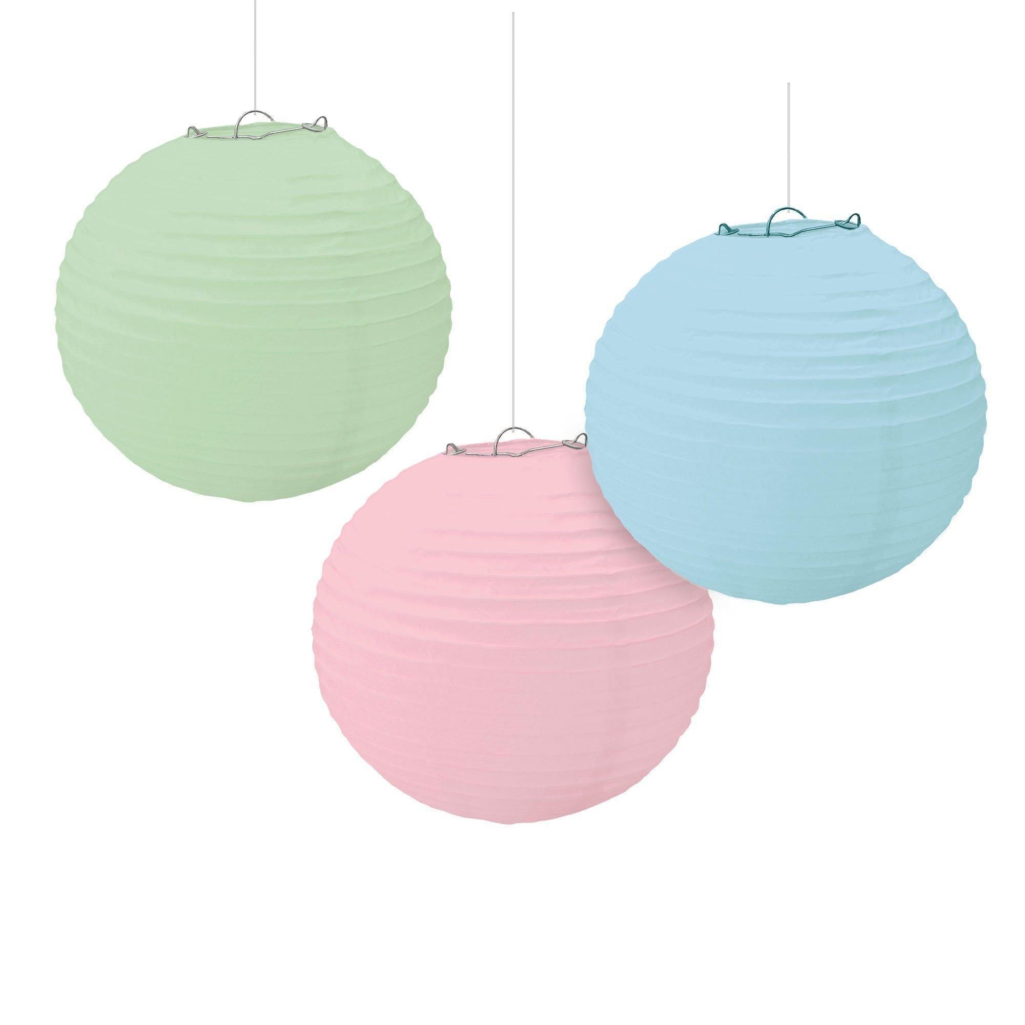 Paper Lanterns. 3ct. Assorted Colors - Image 10