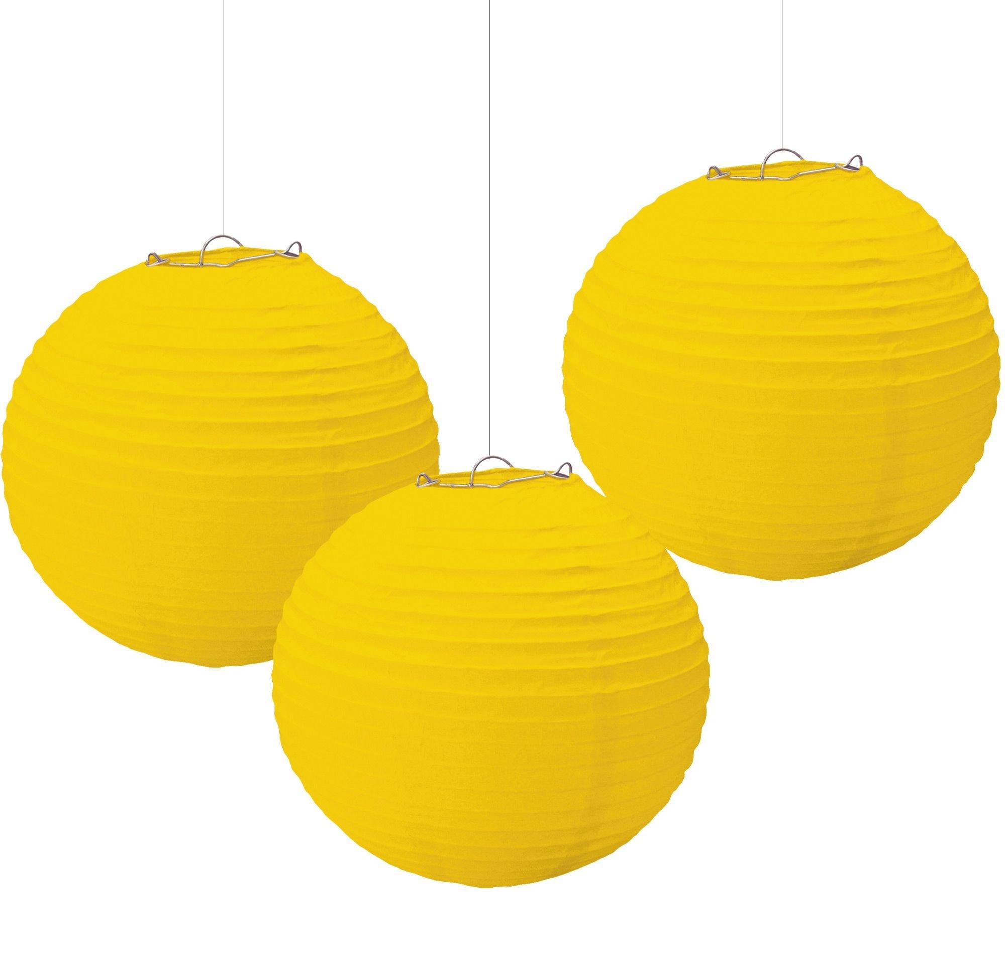 Paper Lanterns. 3ct. Assorted Colors - Image 20