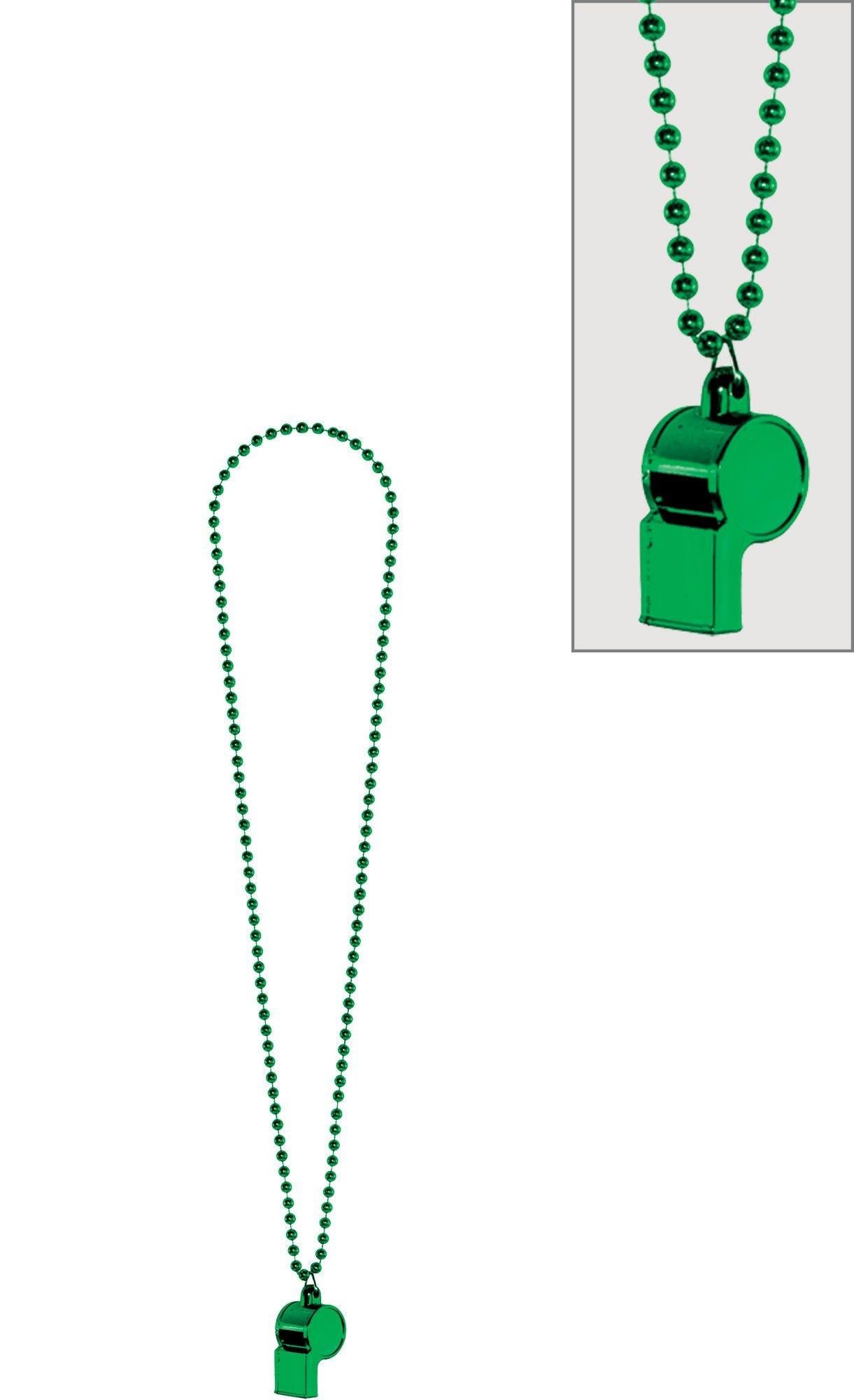 Party Beads with Whistle. Assorted Colors - Image 4