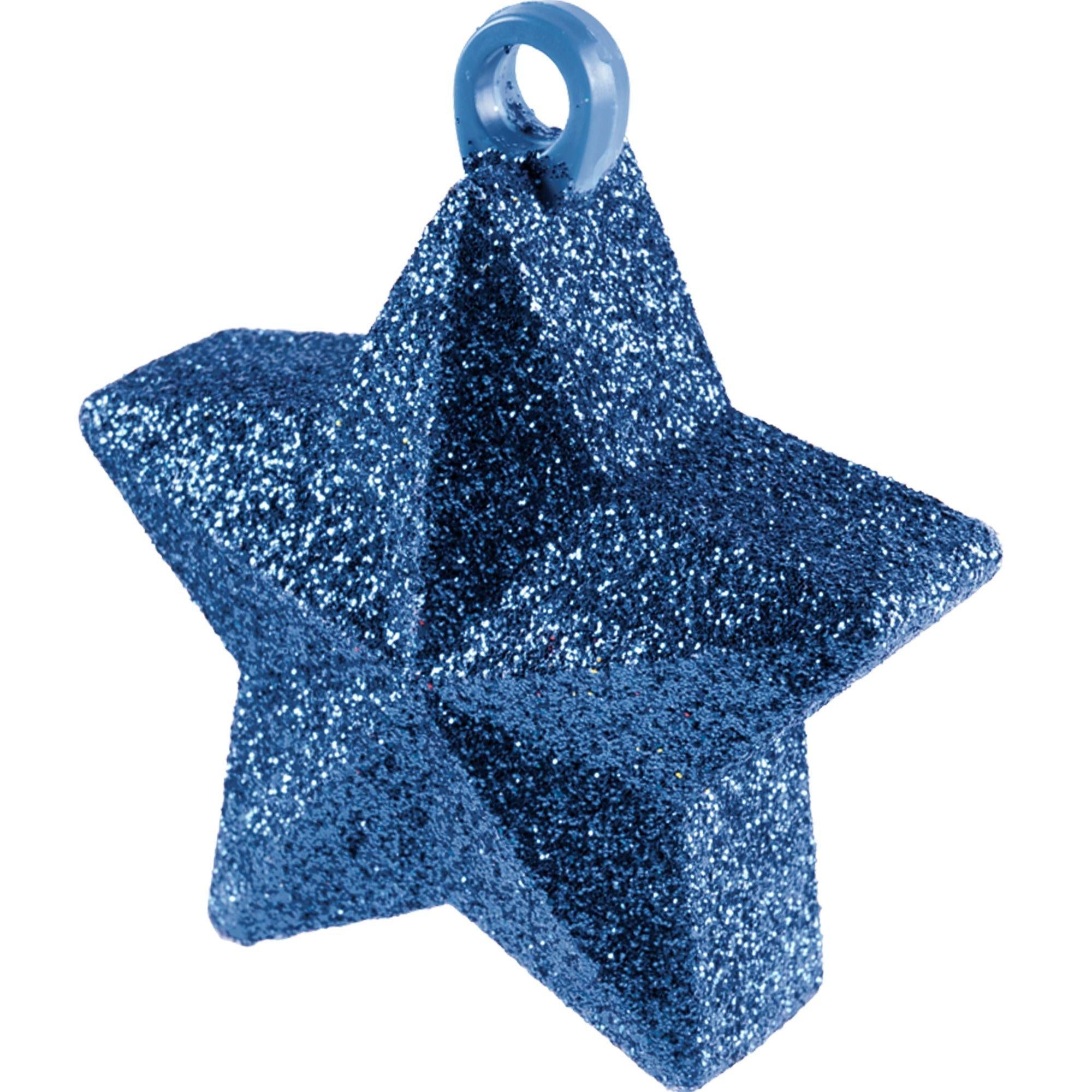 Glitter Star Balloon Weight. 6oz. Assorted Colors - Image 3