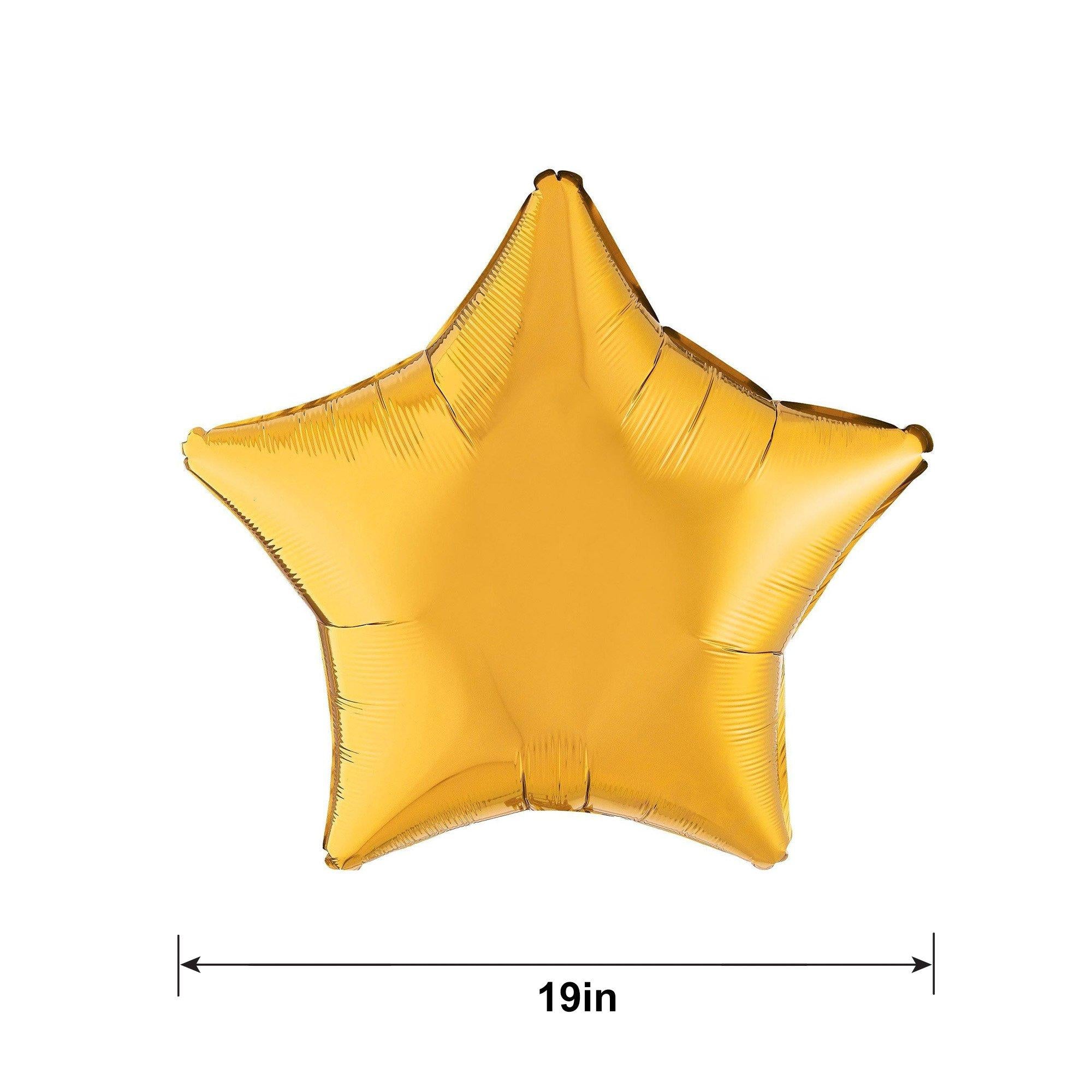 Star Foil Balloon. 19in. Assorted Colors - Image 22