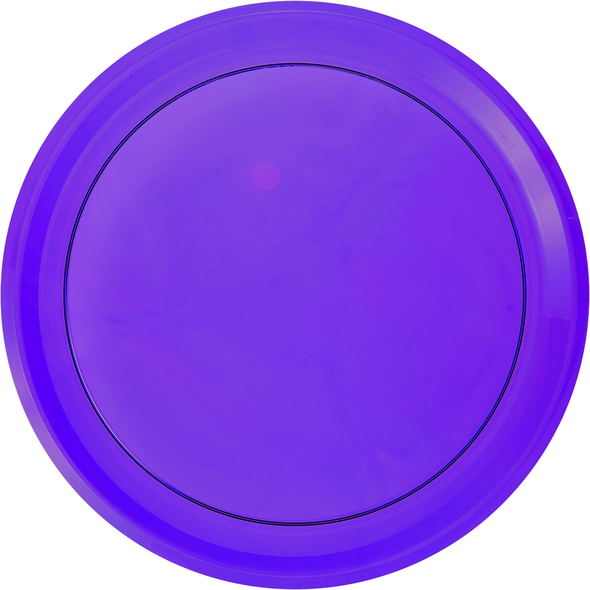 Plastic Round Platter. Assorted Colors - Image 8