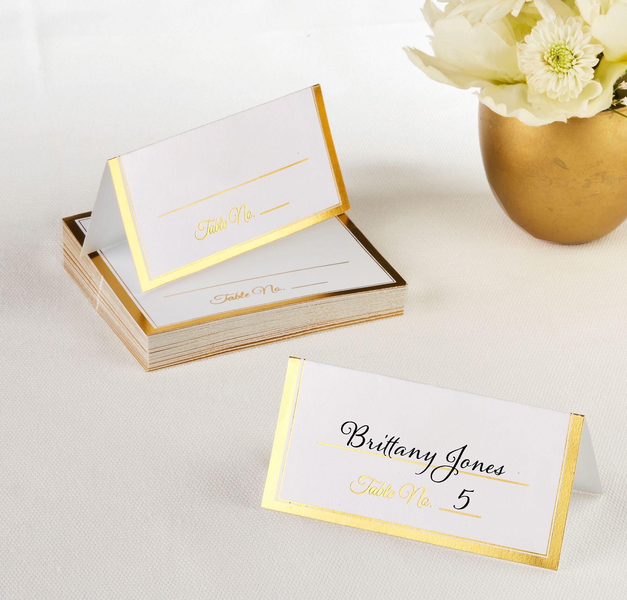 Border Place Cards. 50ct. Assorted Colors