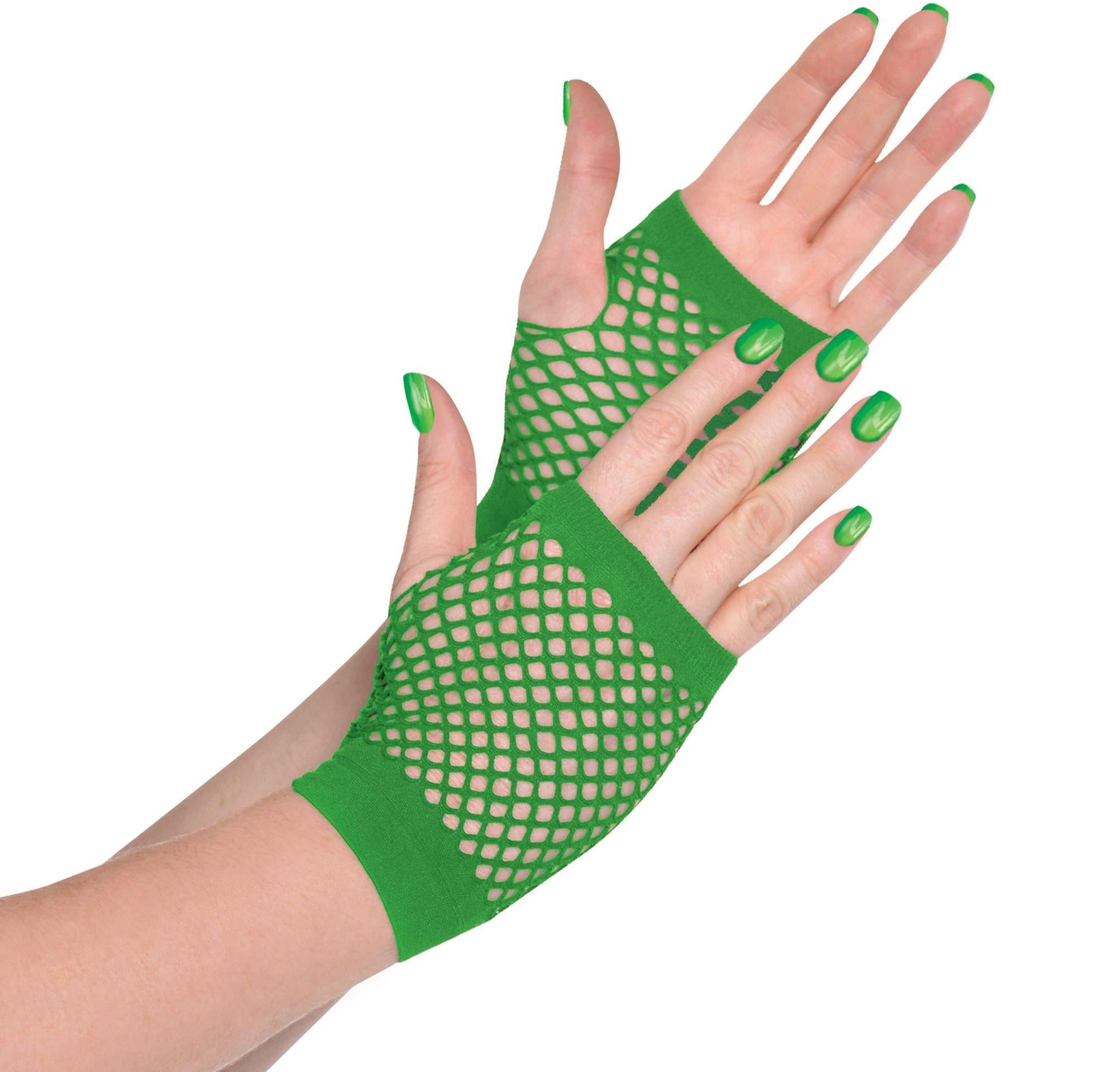 Fishnet Glovelettes. Assorted Colors - Image 4