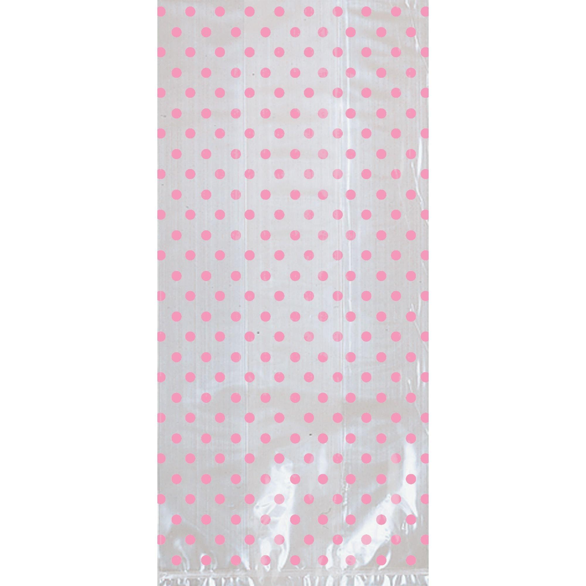 Polka Dot Treat Bags with Bows. 12ct. Assorted Colors - Image 8