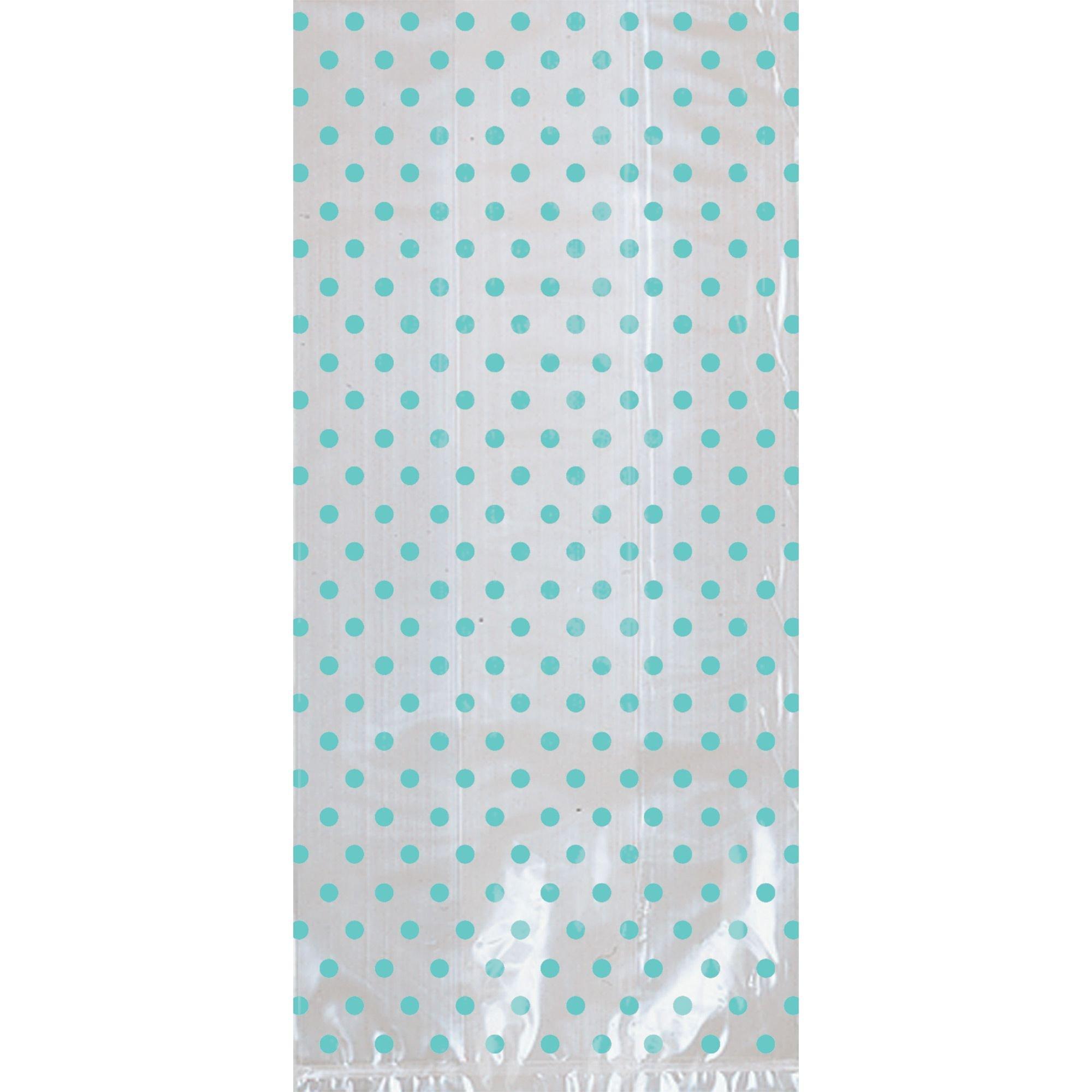 Polka Dot Treat Bags with Bows. 12ct. Assorted Colors - Image 10