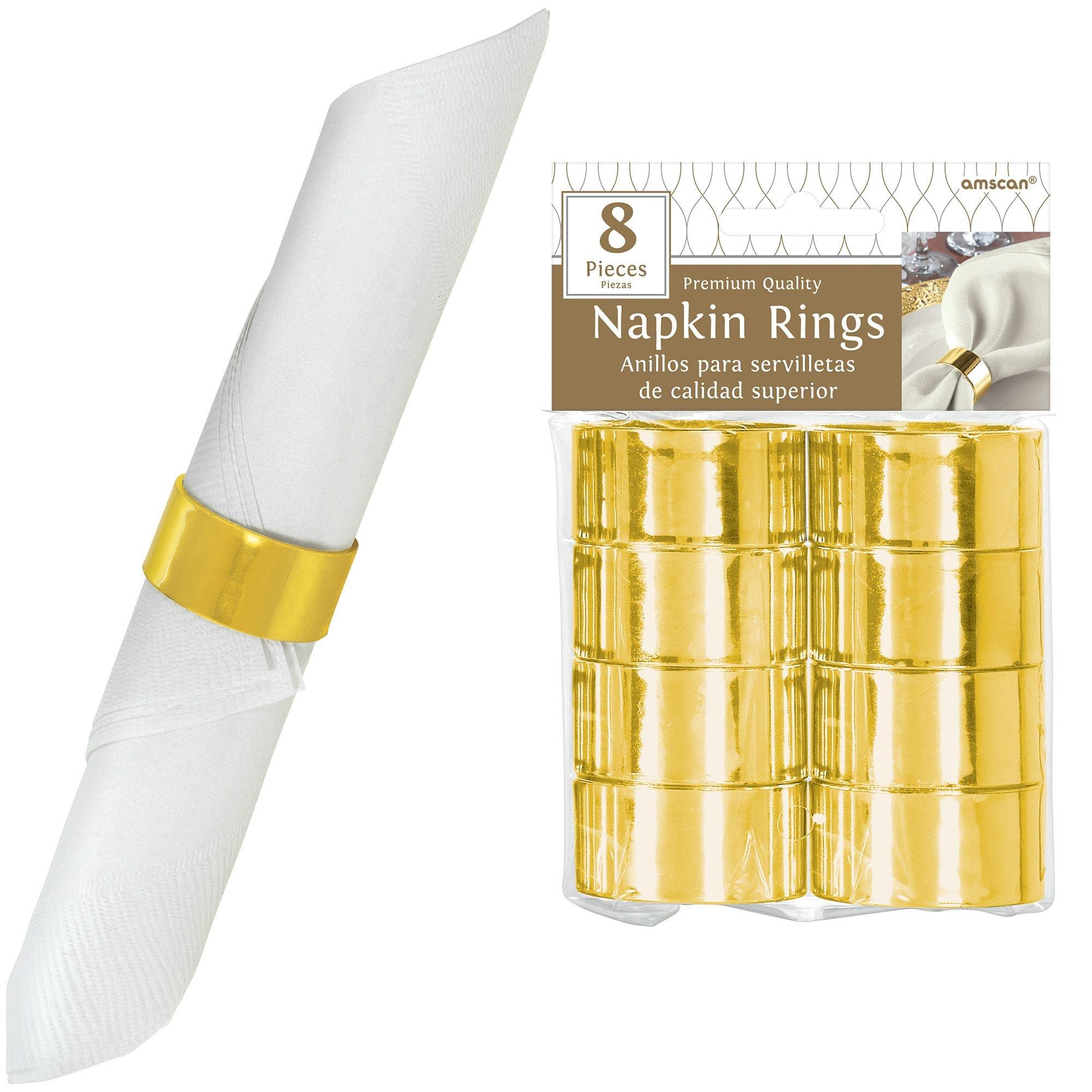 Napkin Rings. 8ct. Assorted Colors - Image 2