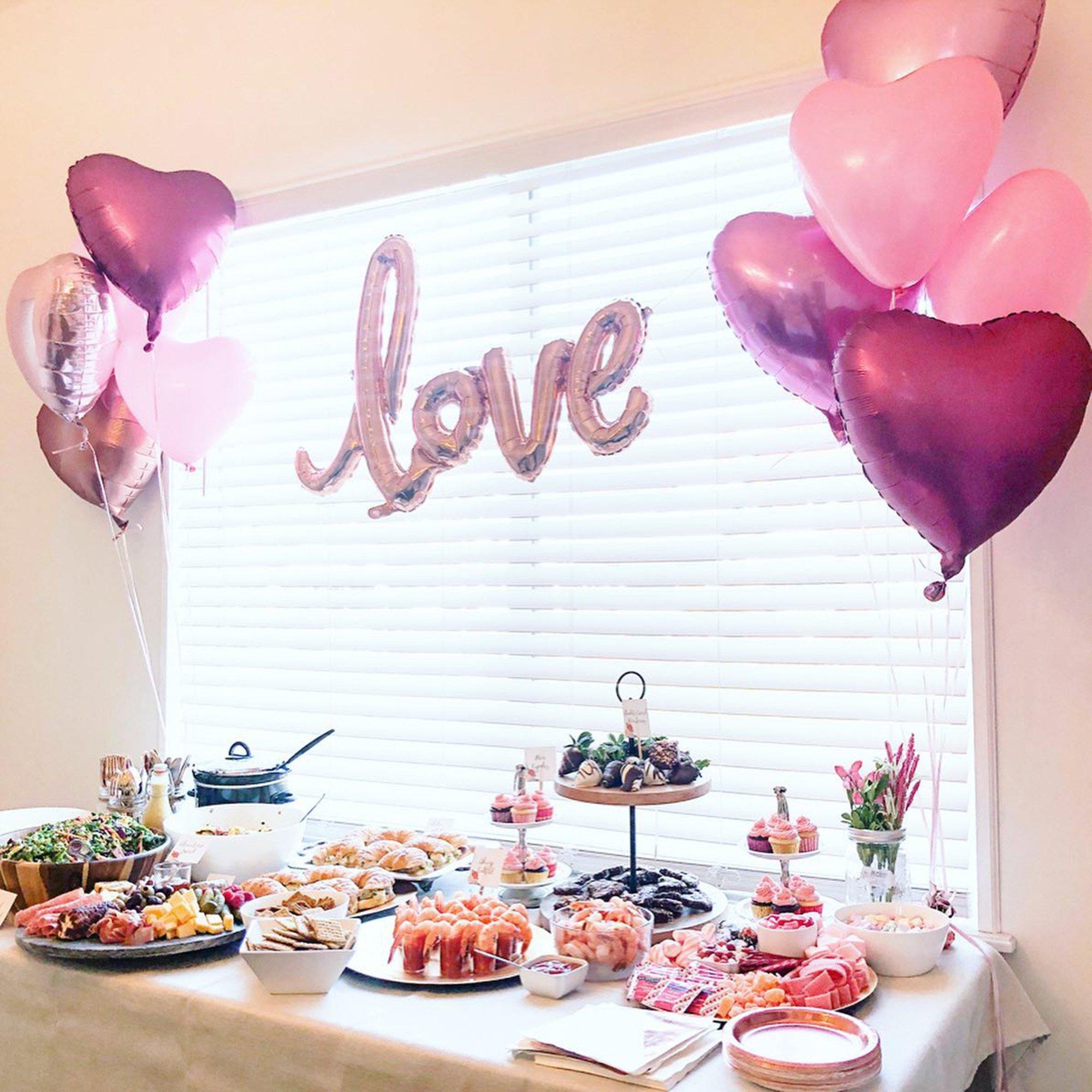Satin Heart Balloon. 17in. Assorted Colors - Image 7