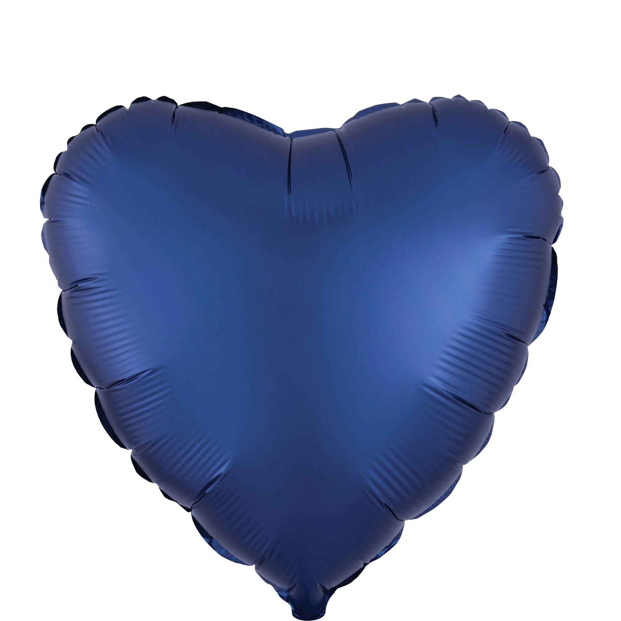 Satin Heart Balloon. 17in. Assorted Colors - Image 12