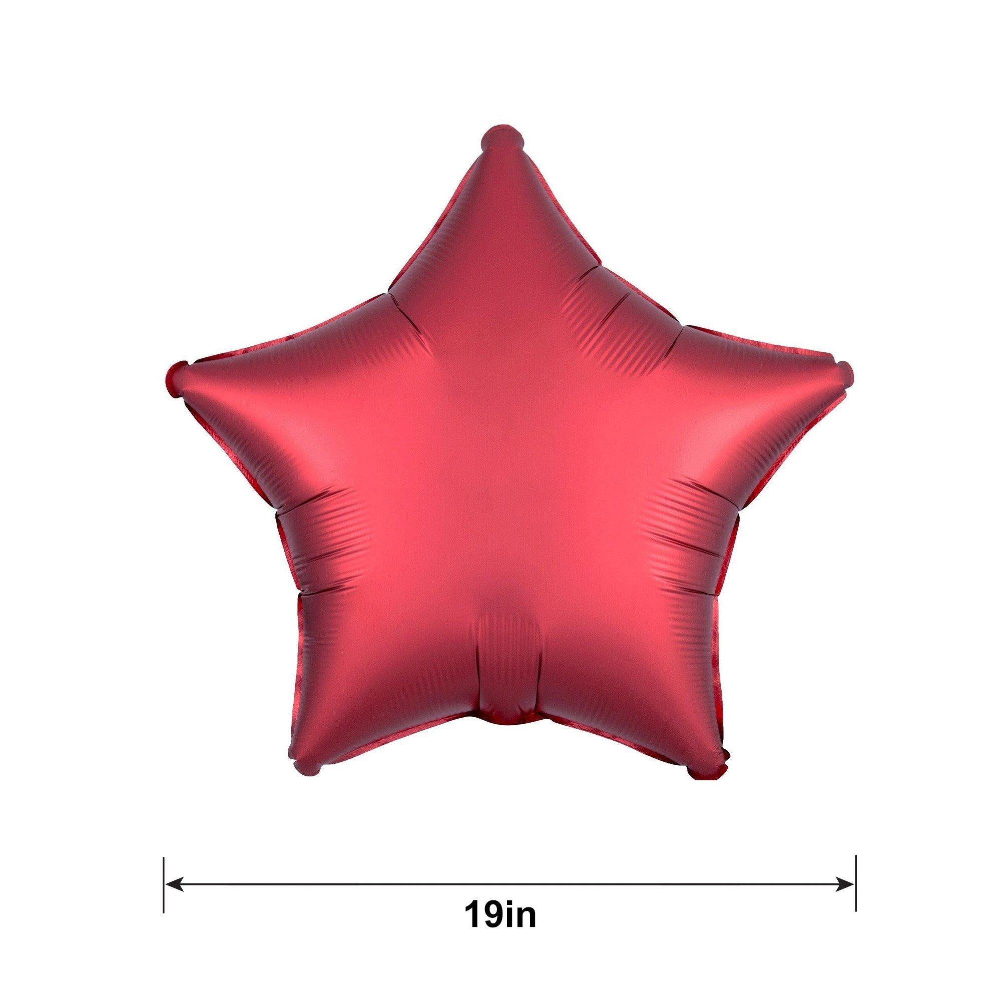 Satin Star Balloon. 19in. Assorted Colors - Image 13
