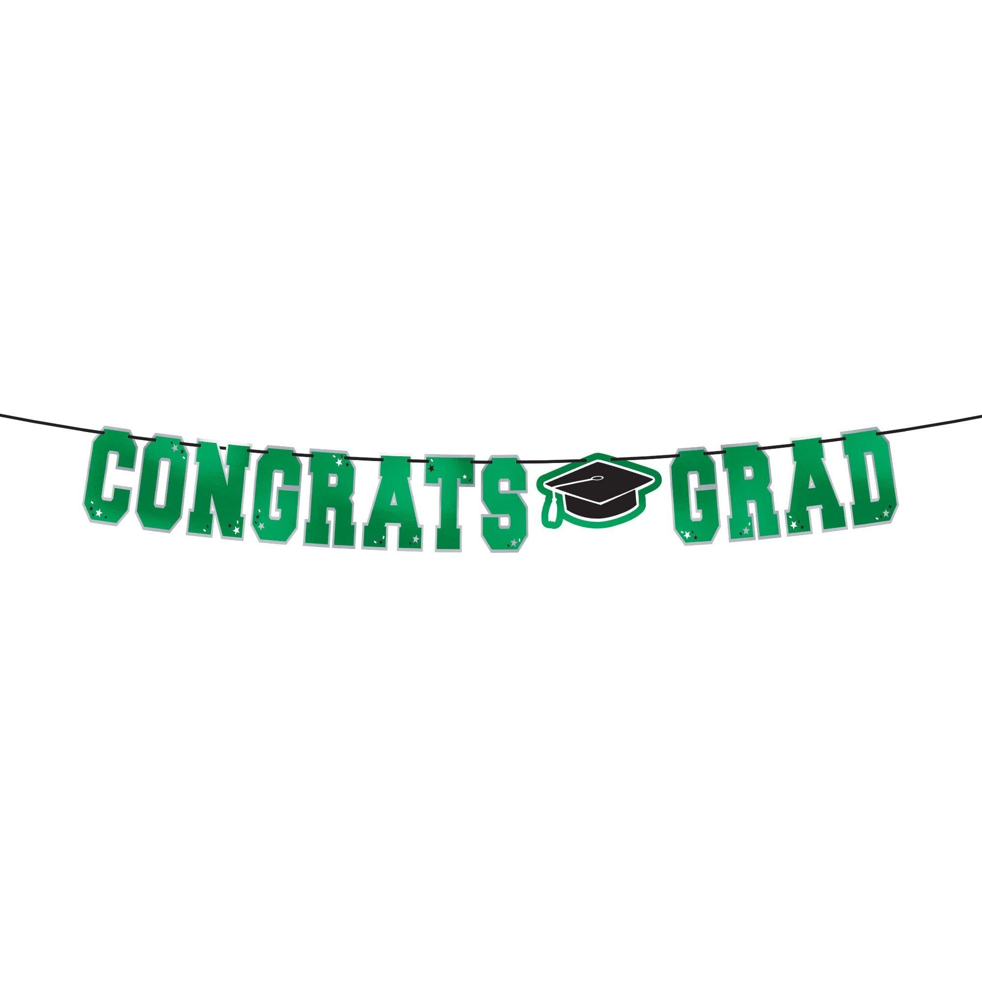 Congrats Grad Letter Banner. Assorted Colors - Image 15