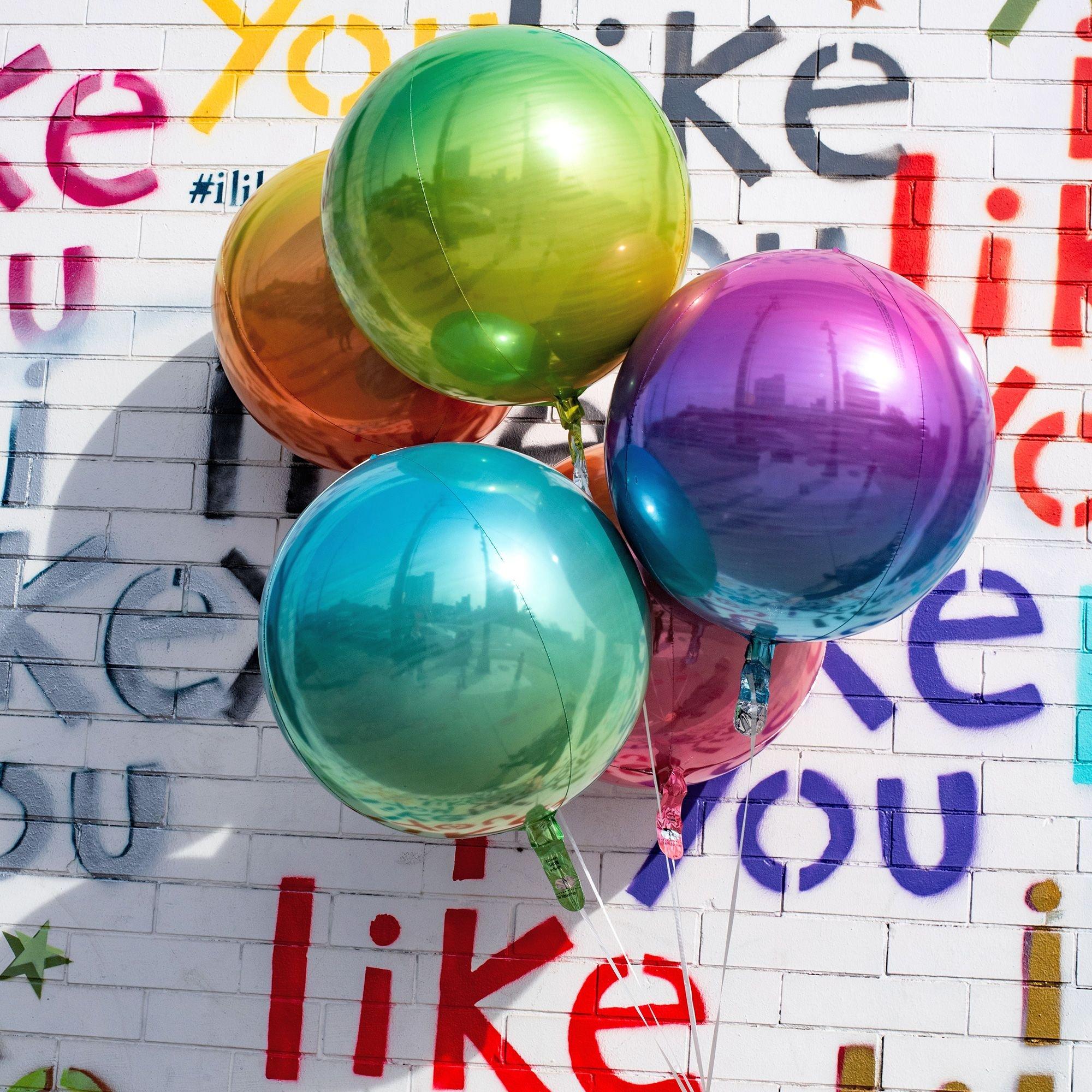 Ombre Orbz Balloon. Assorted Colors - Image 11