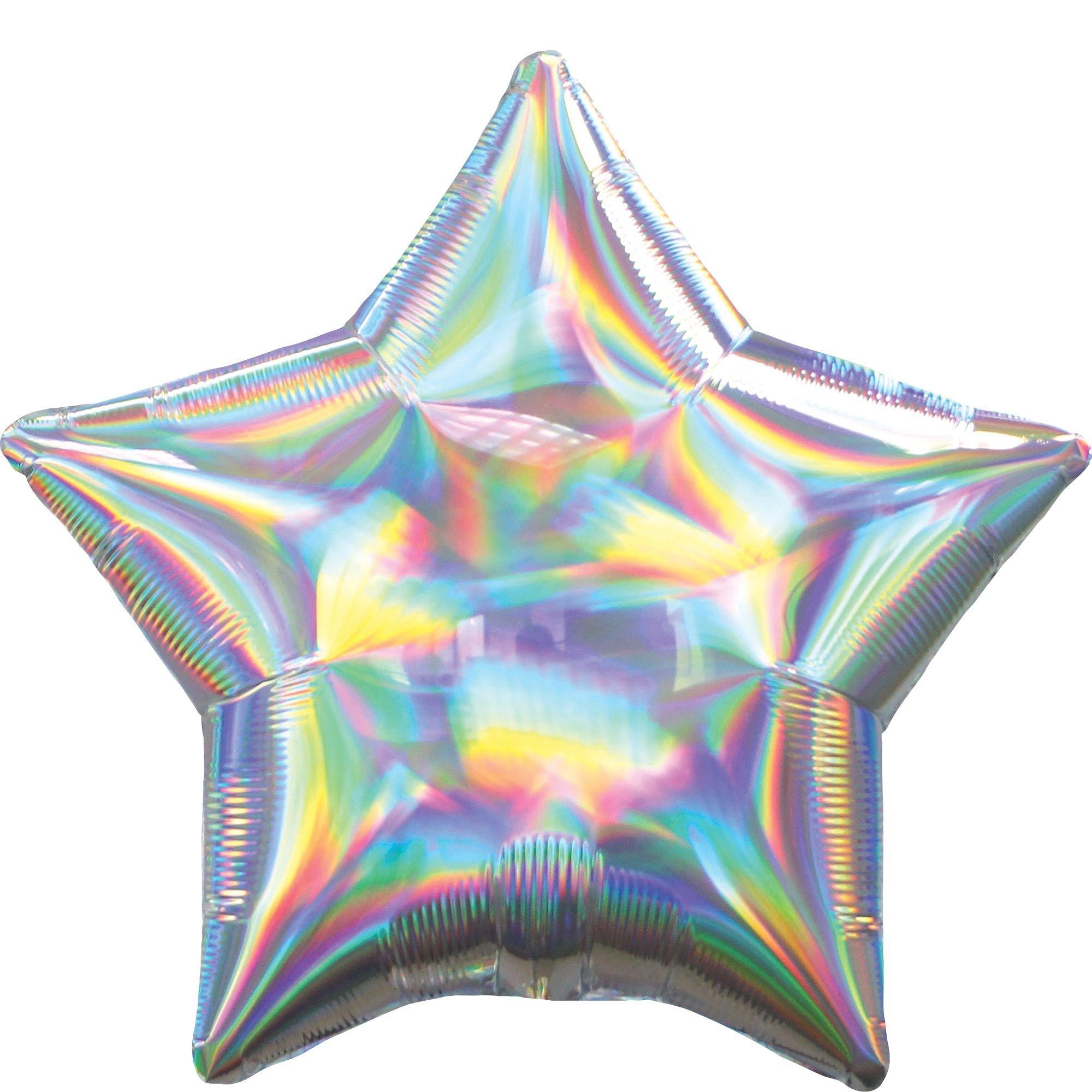 Iridescent Star Balloon. Assorted Colors - Image 8