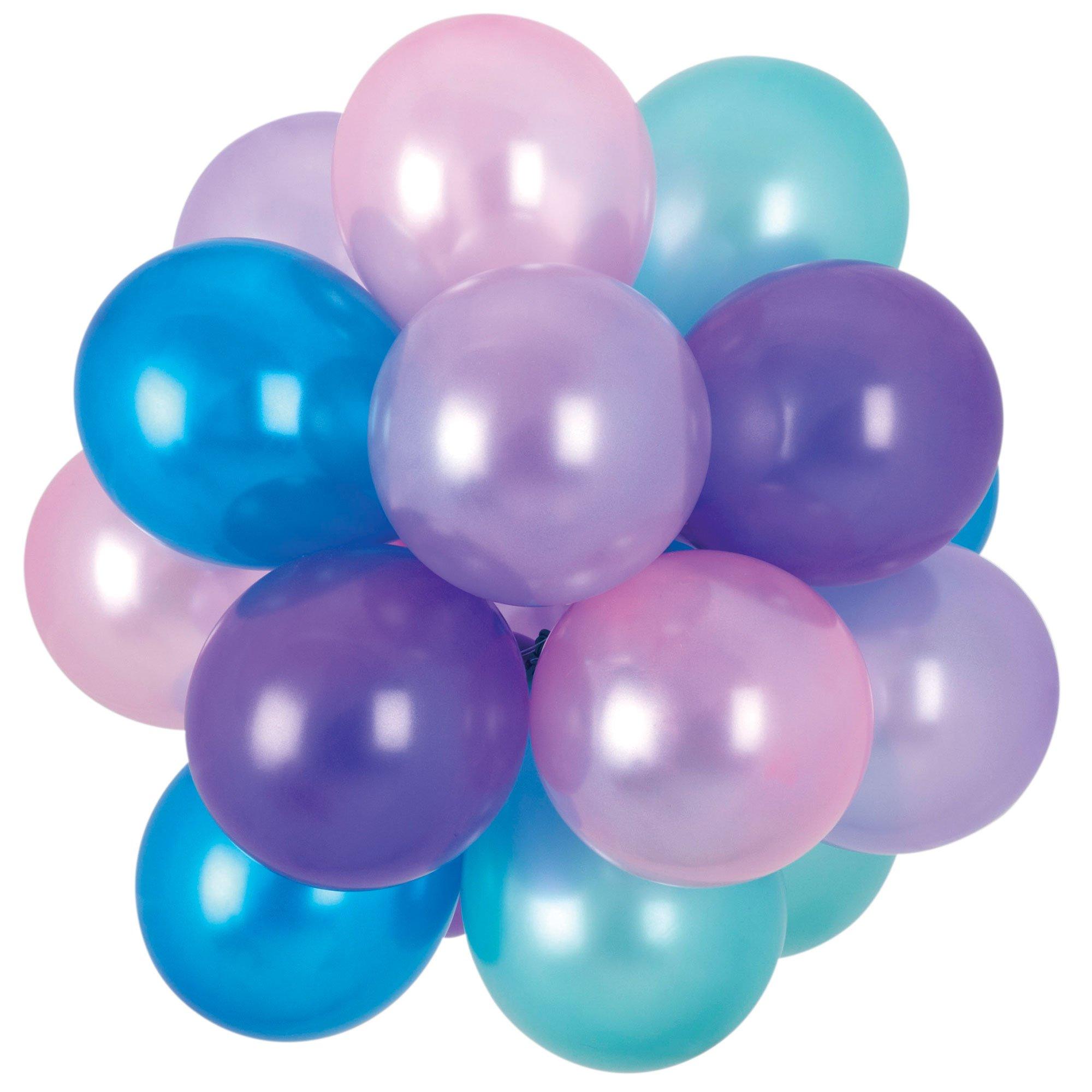 Air-Filled Latex Balloon Chandelier Sphere Kit. Assorted Colors - Image 5