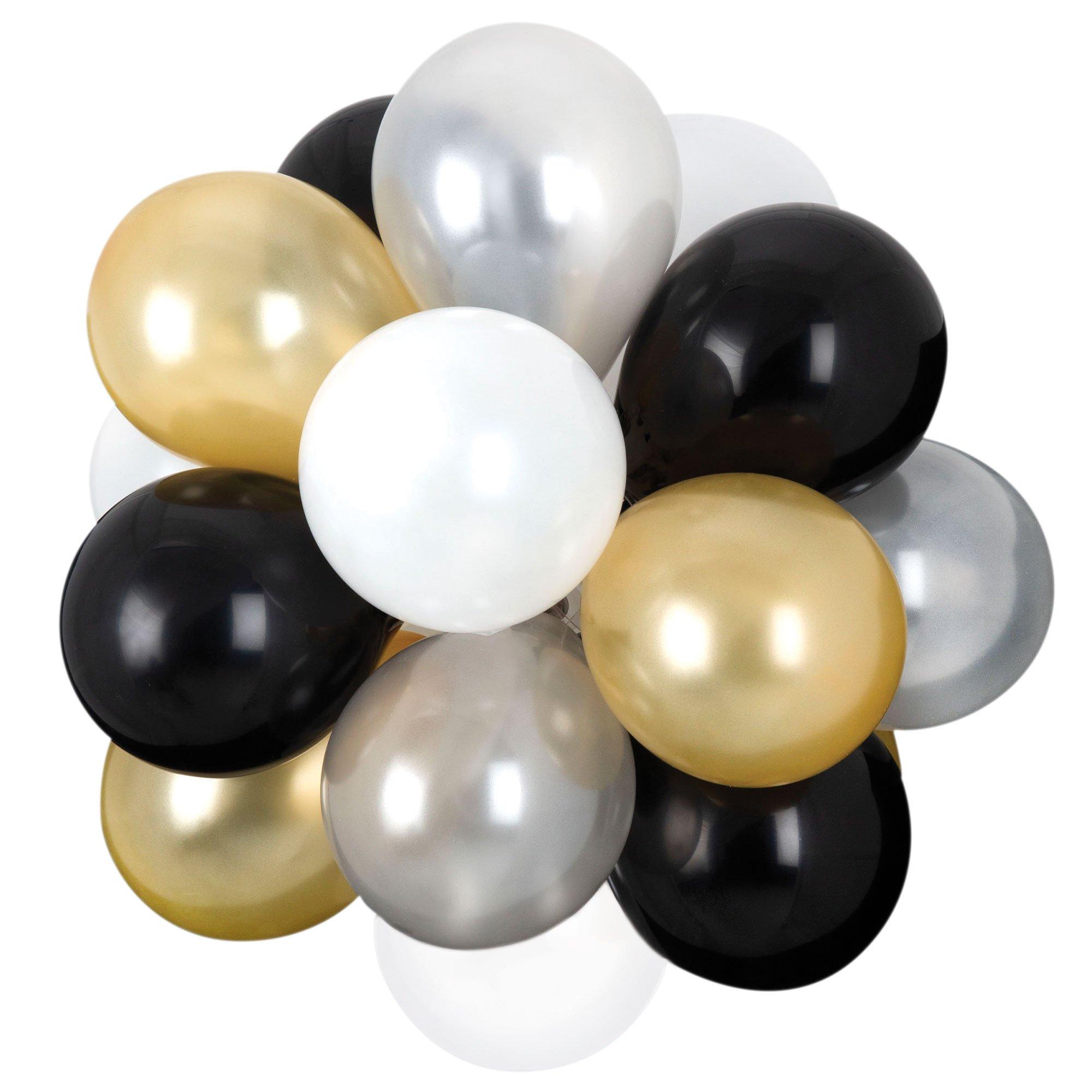 Air-Filled Latex Balloon Chandelier Sphere Kit. Assorted Colors - Image 10
