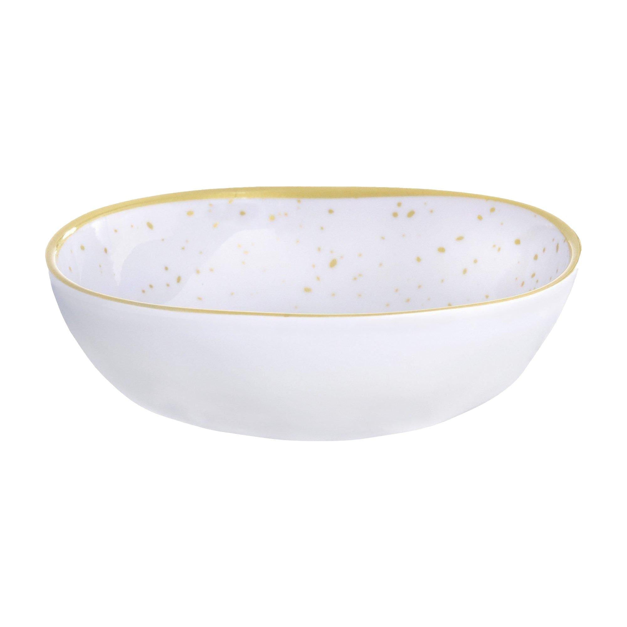 White With Speckles Melamine Bowl. 6.3in. 19.5oz. Assorted Colors - Image 2
