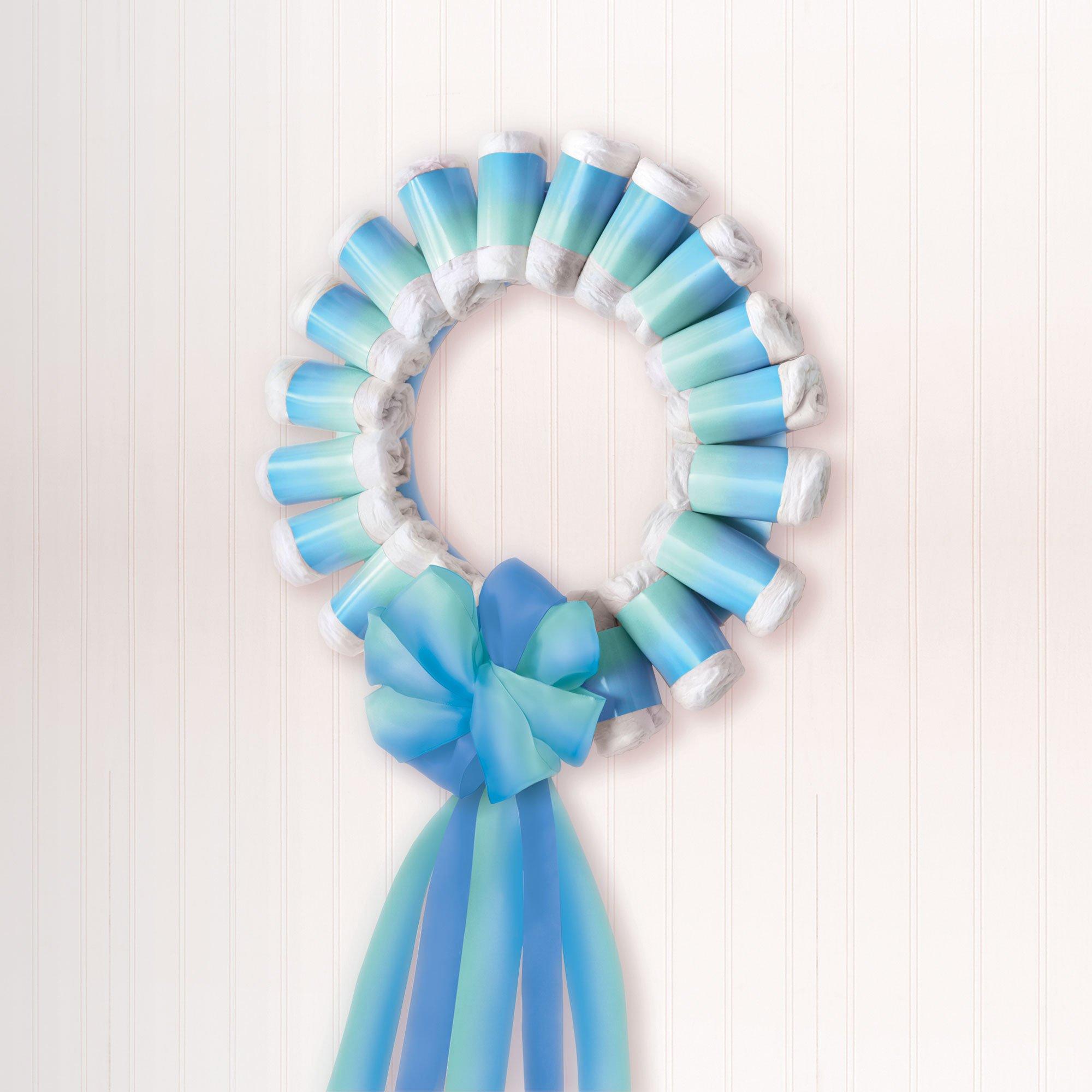 Oh Baby! Baby Shower Diaper Wreath Kit. 85pc. Assorted Colors - Image 3