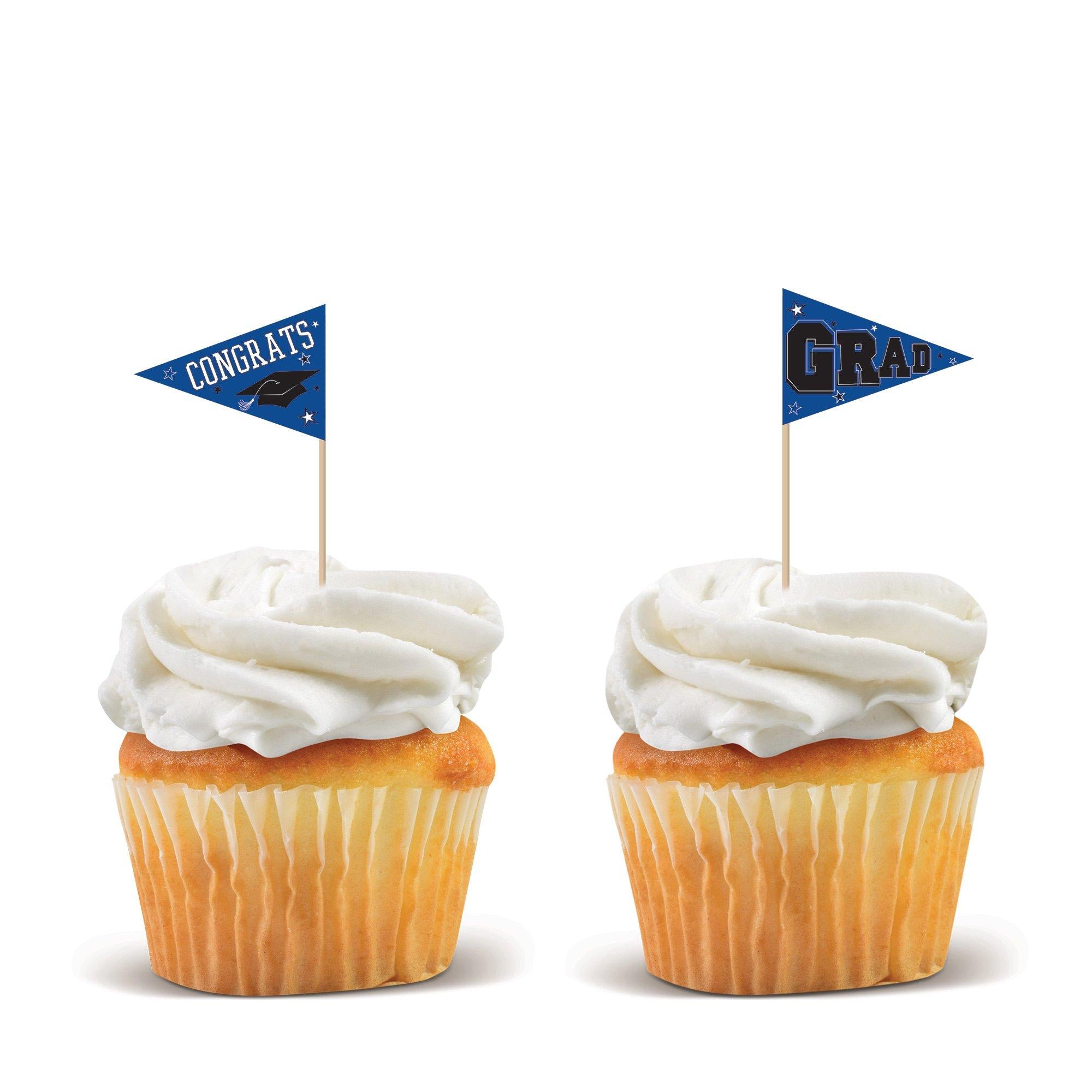 Congrats Grad Party Picks. 3in. 36ct. Assorted Colors - Image 7