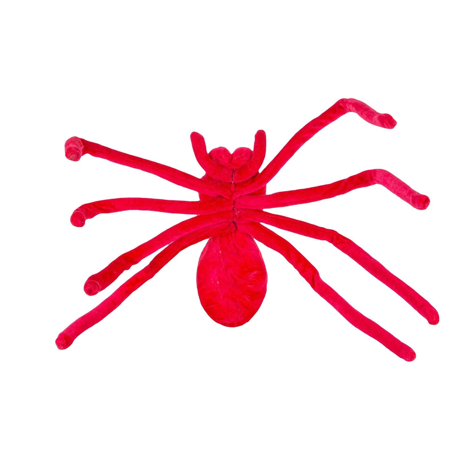 Neon Black Light Reactive Fabric Spider. 22.8in. Assorted Colors - Image 3