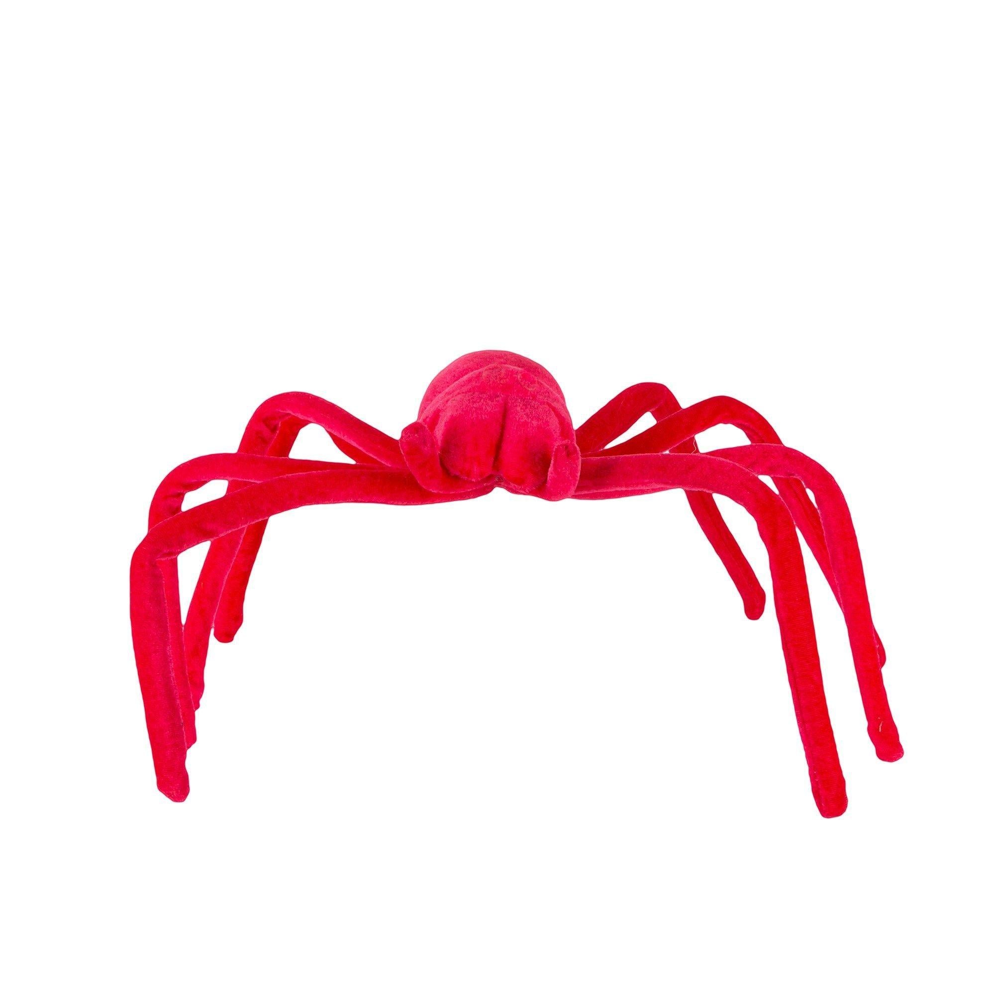 Neon Black Light Reactive Fabric Spider. 22.8in. Assorted Colors - Image 5