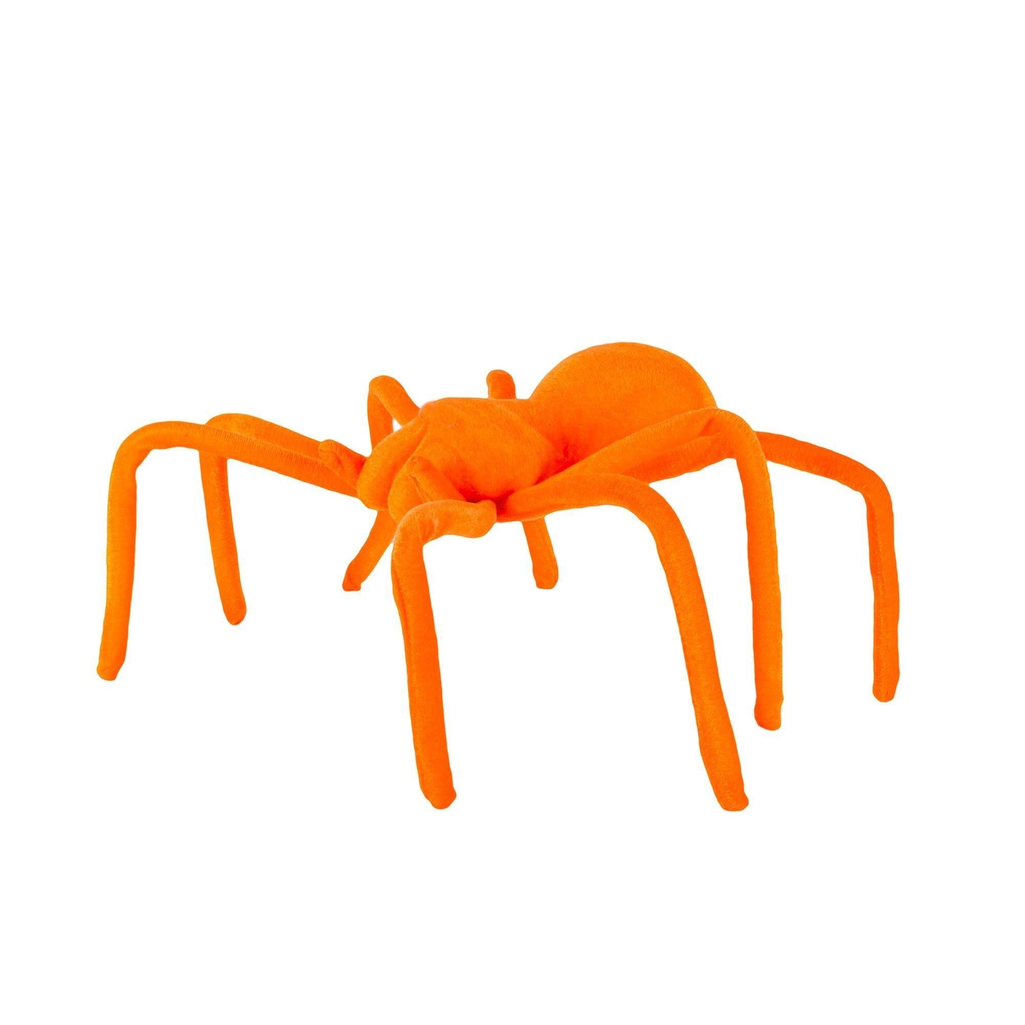 Neon Black Light Reactive Fabric Spider. 22.8in. Assorted Colors - Image 7