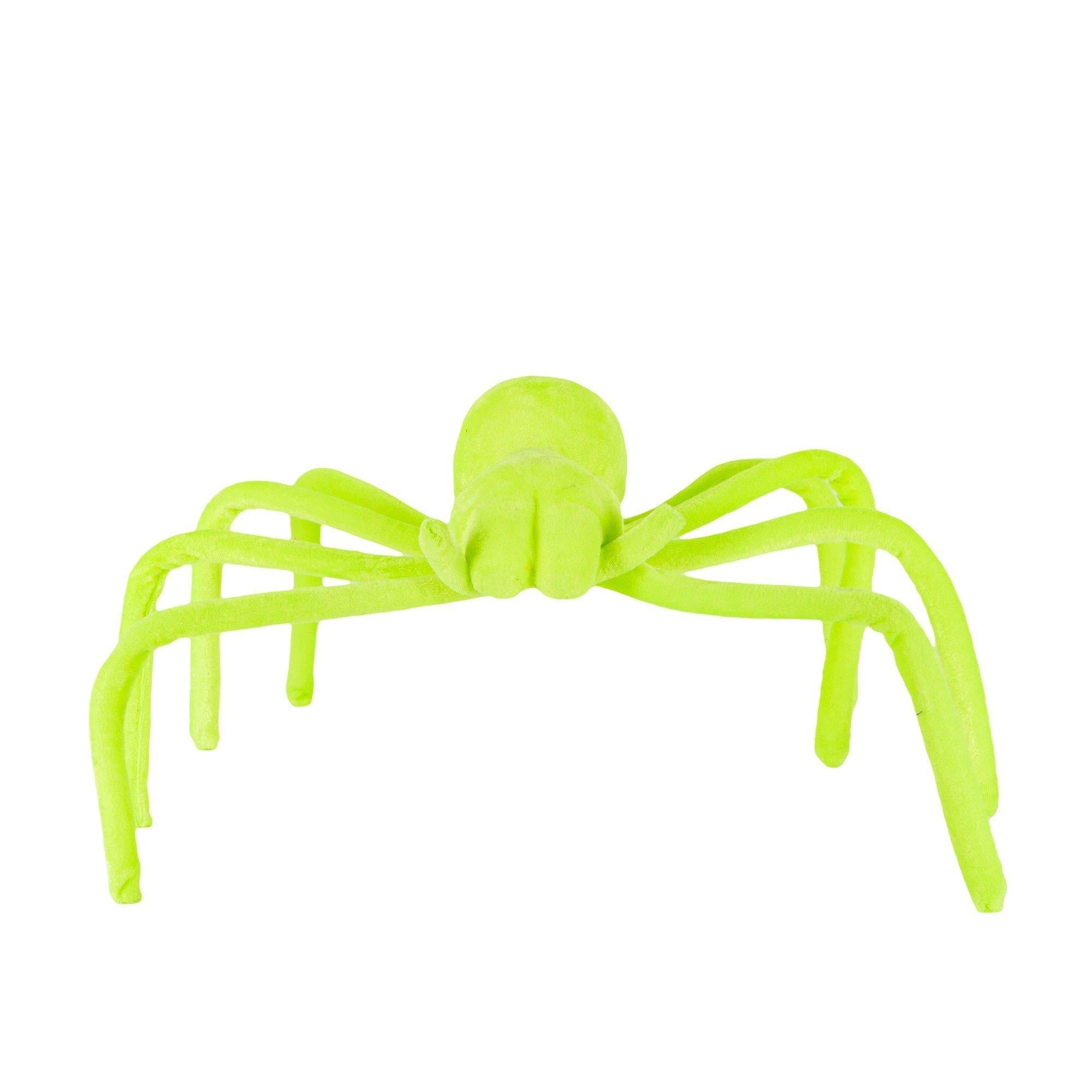Neon Black Light Reactive Fabric Spider. 22.8in. Assorted Colors - Image 14