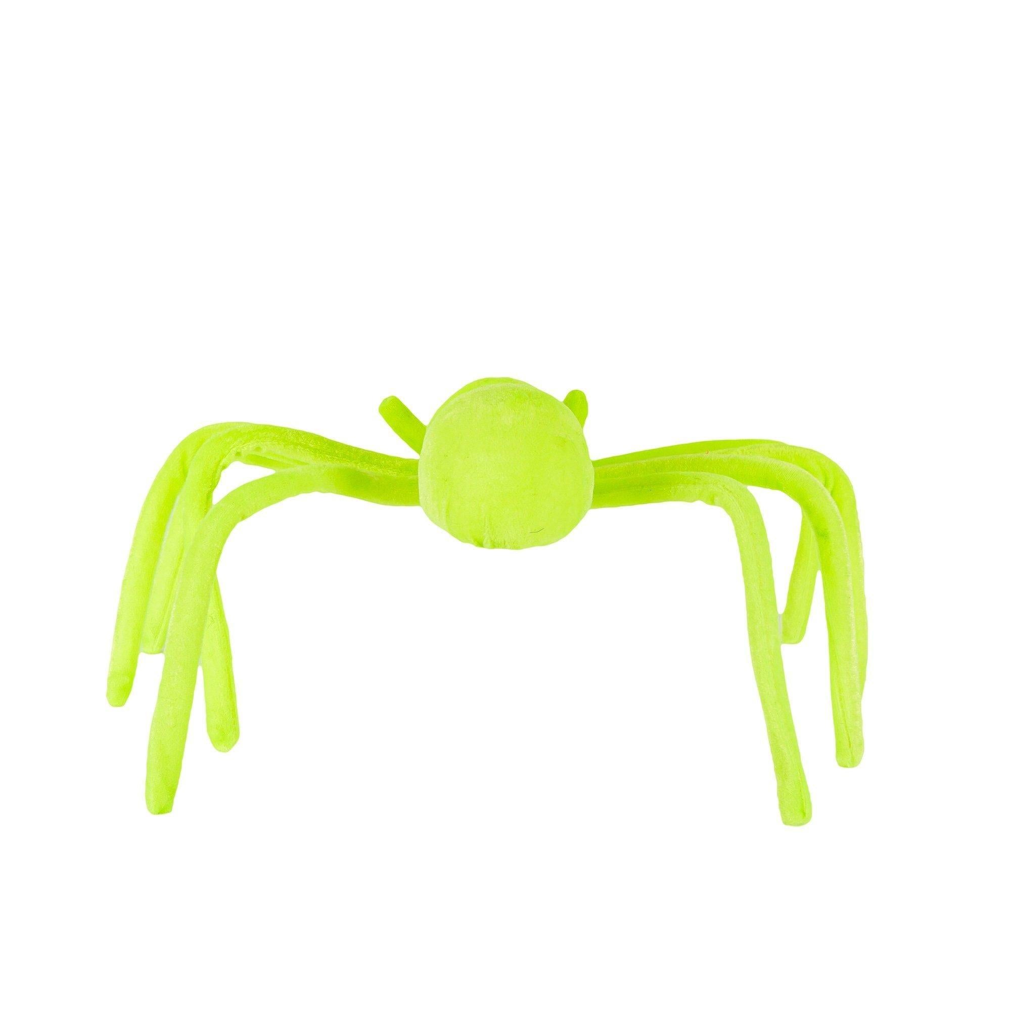 Neon Black Light Reactive Fabric Spider. 22.8in. Assorted Colors - Image 15