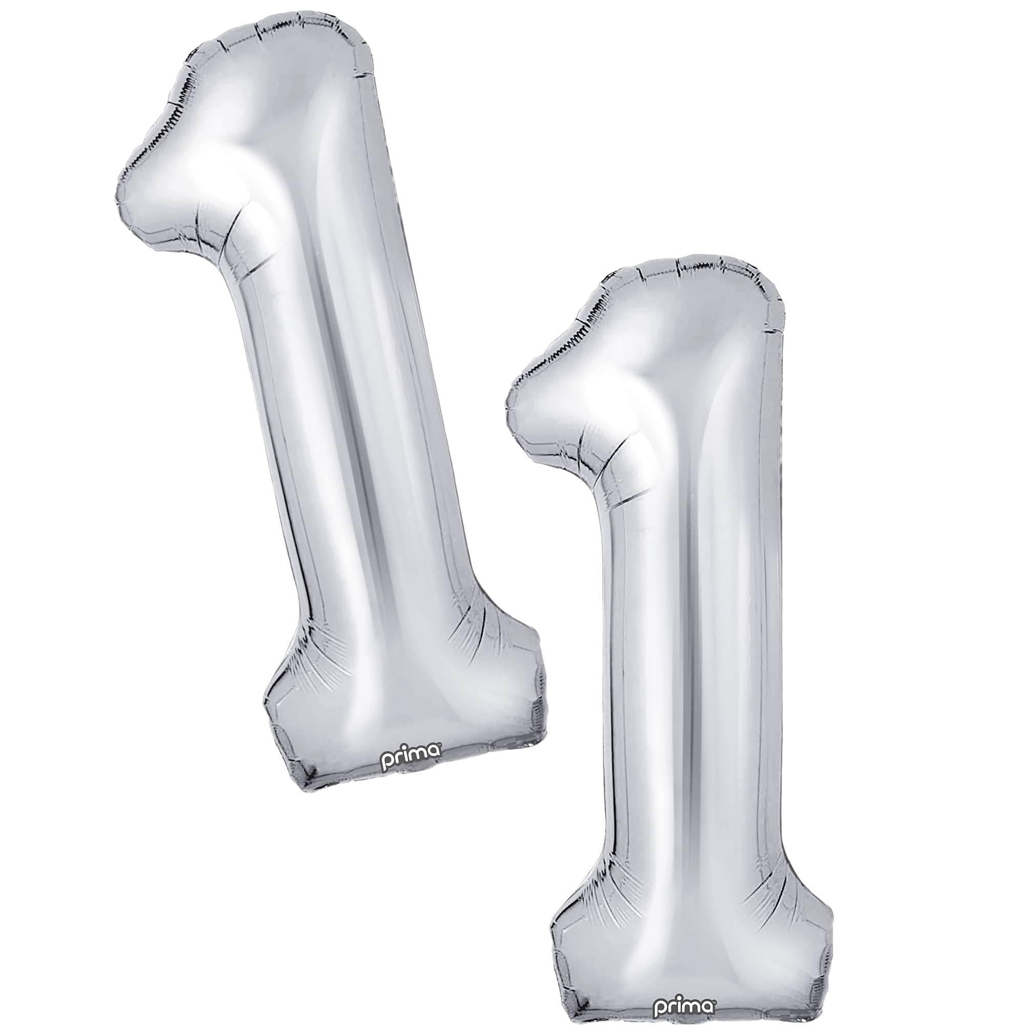 16in Air-Filled Number (0-9) Balloons. 2ct. Assorted Colors - Image 13