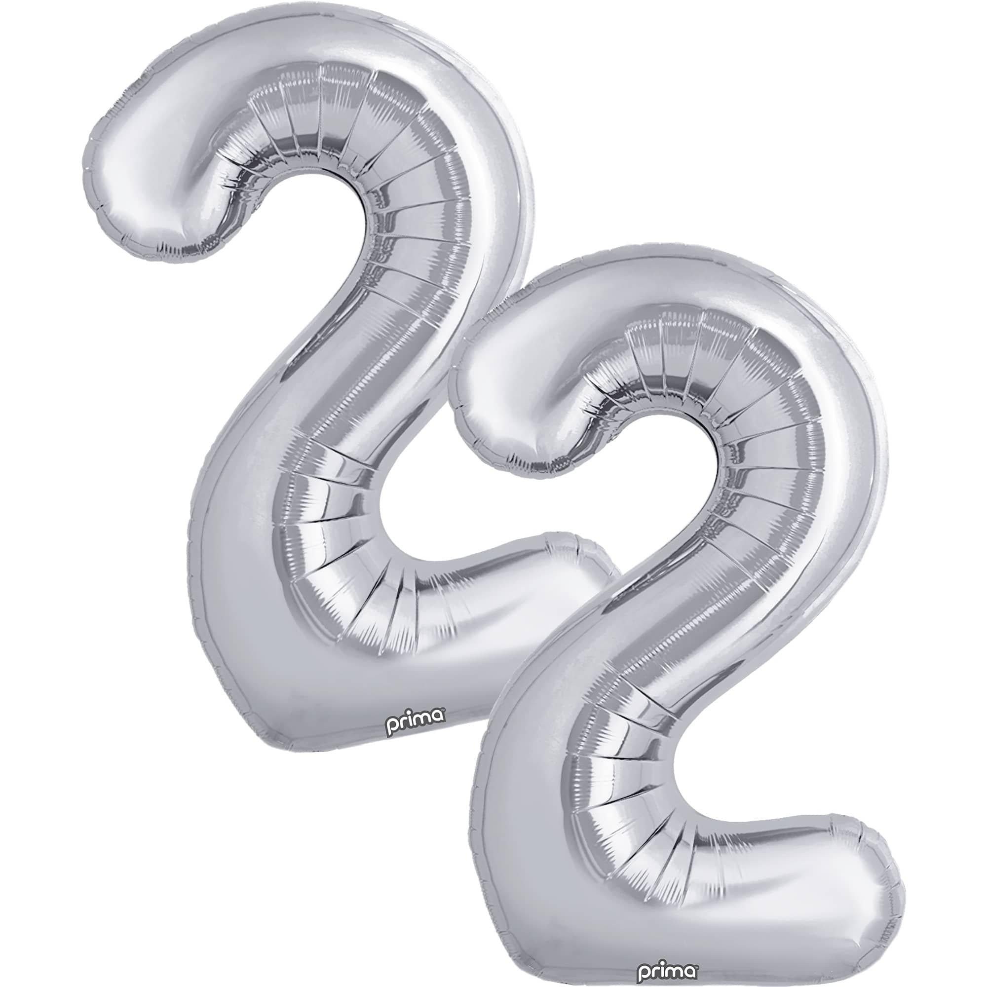 16in Air-Filled Number (0-9) Balloons. 2ct. Assorted Colors - Image 14