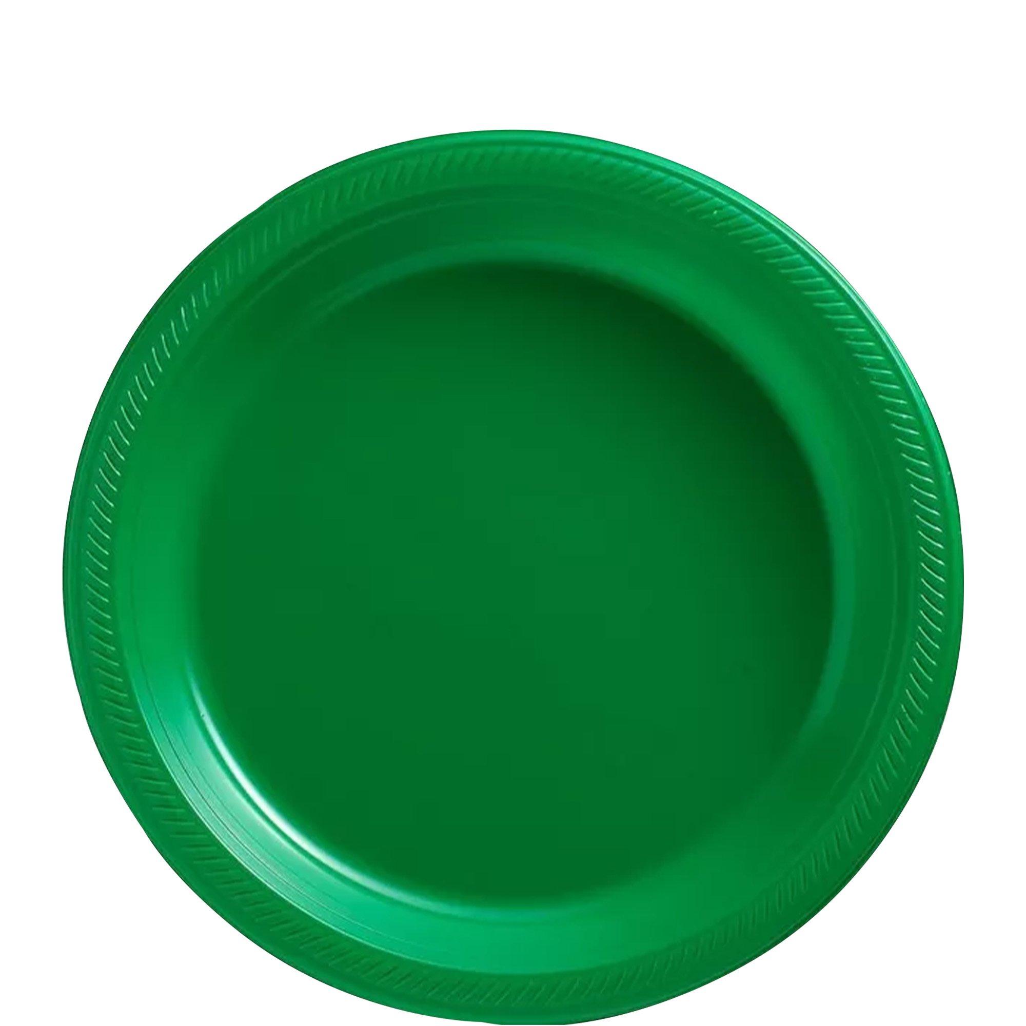 Plastic Dessert Plates. 7in. Assorted Colors. Multiple Counts - Image 13