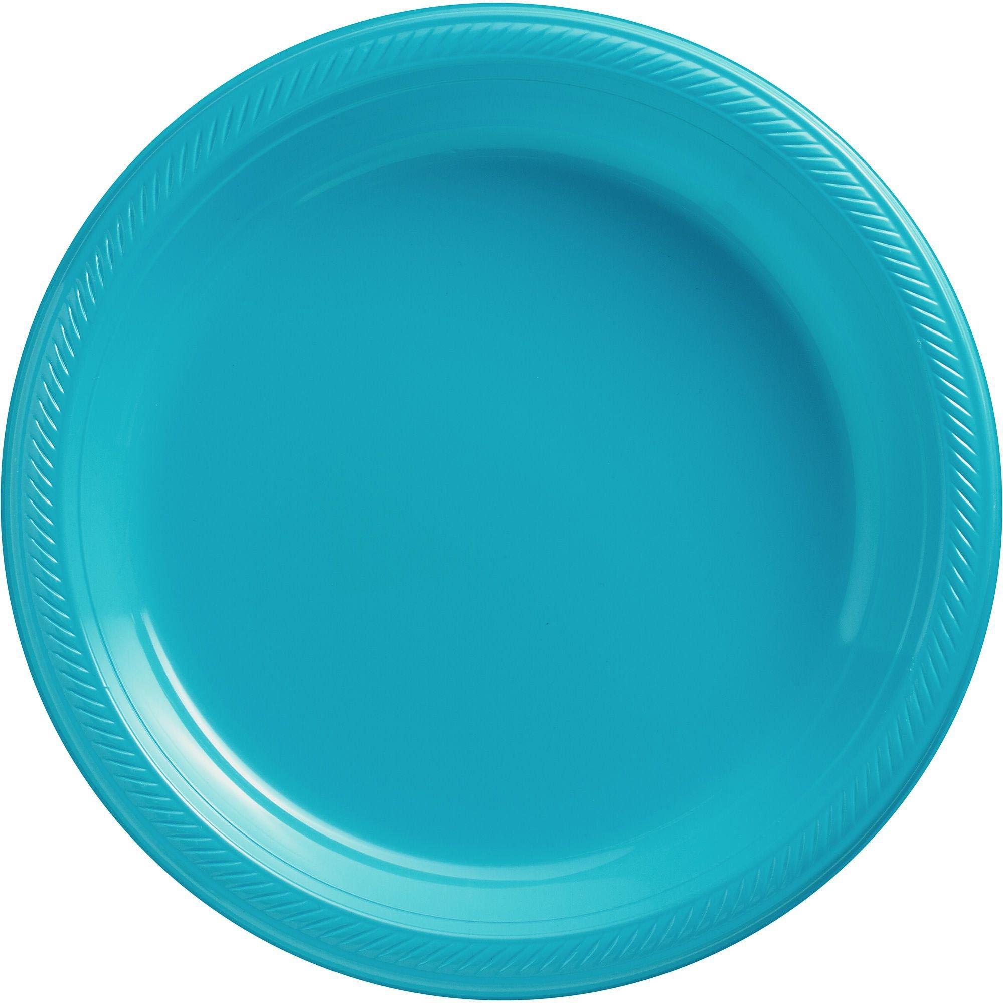 Plastic Dinner Plates. 10.25in. Assorted Colors. Multiple Counts - Image 10
