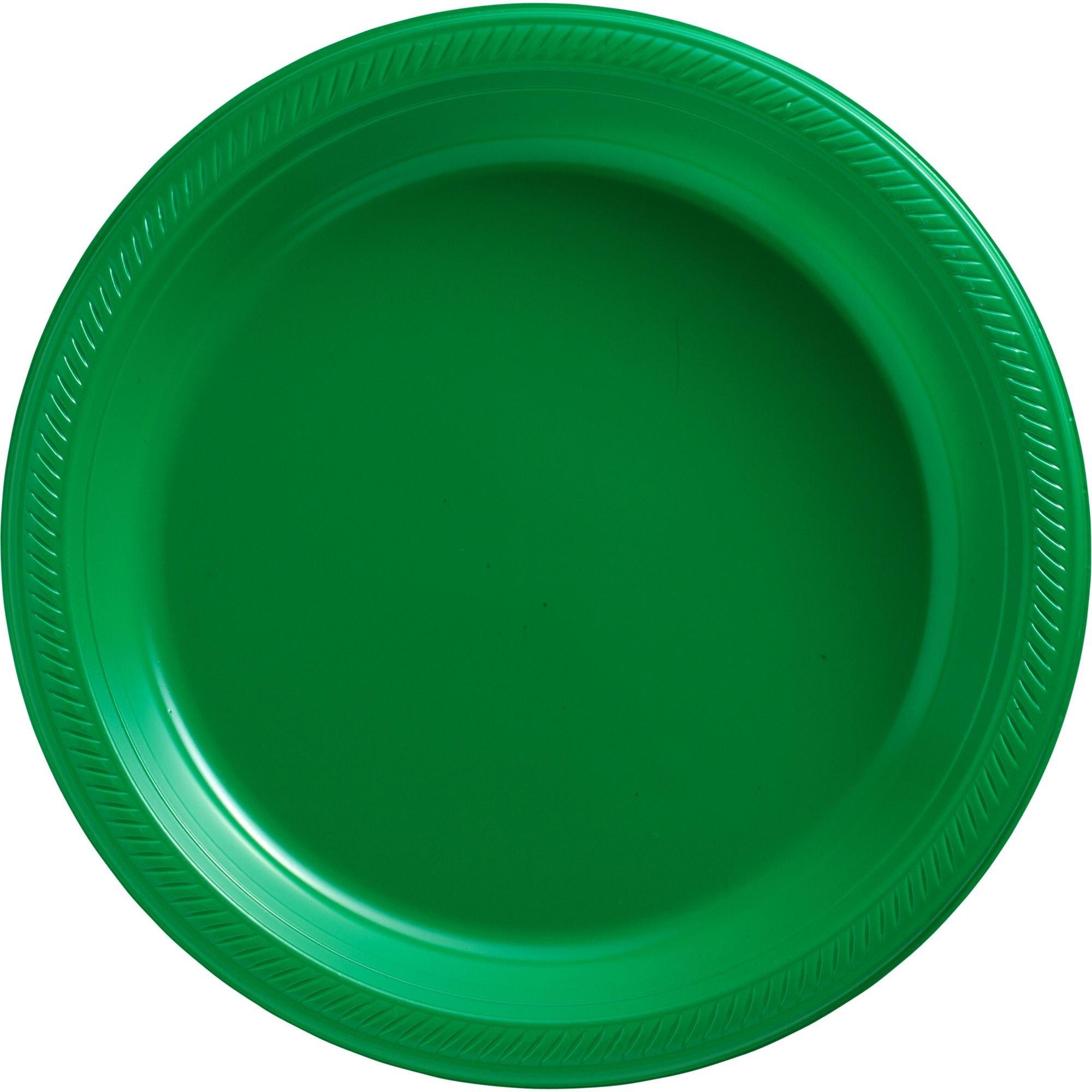 Plastic Dinner Plates. 10.25in. Assorted Colors. Multiple Counts - Image 23