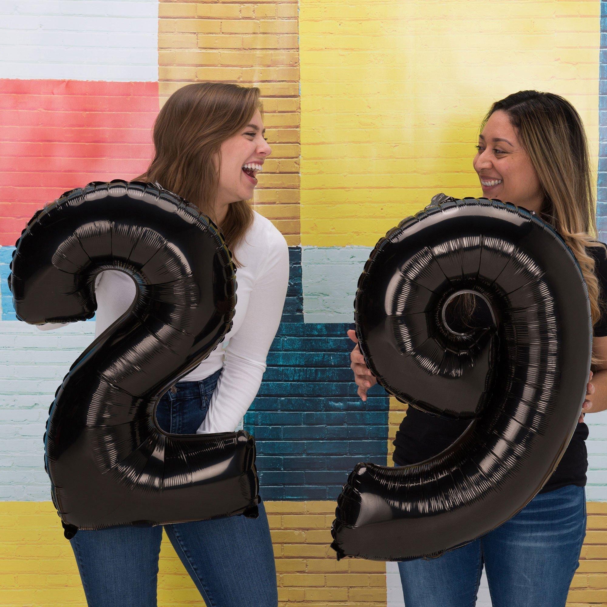 34in Number (0-9) Balloon. Assorted Colors - Image 15