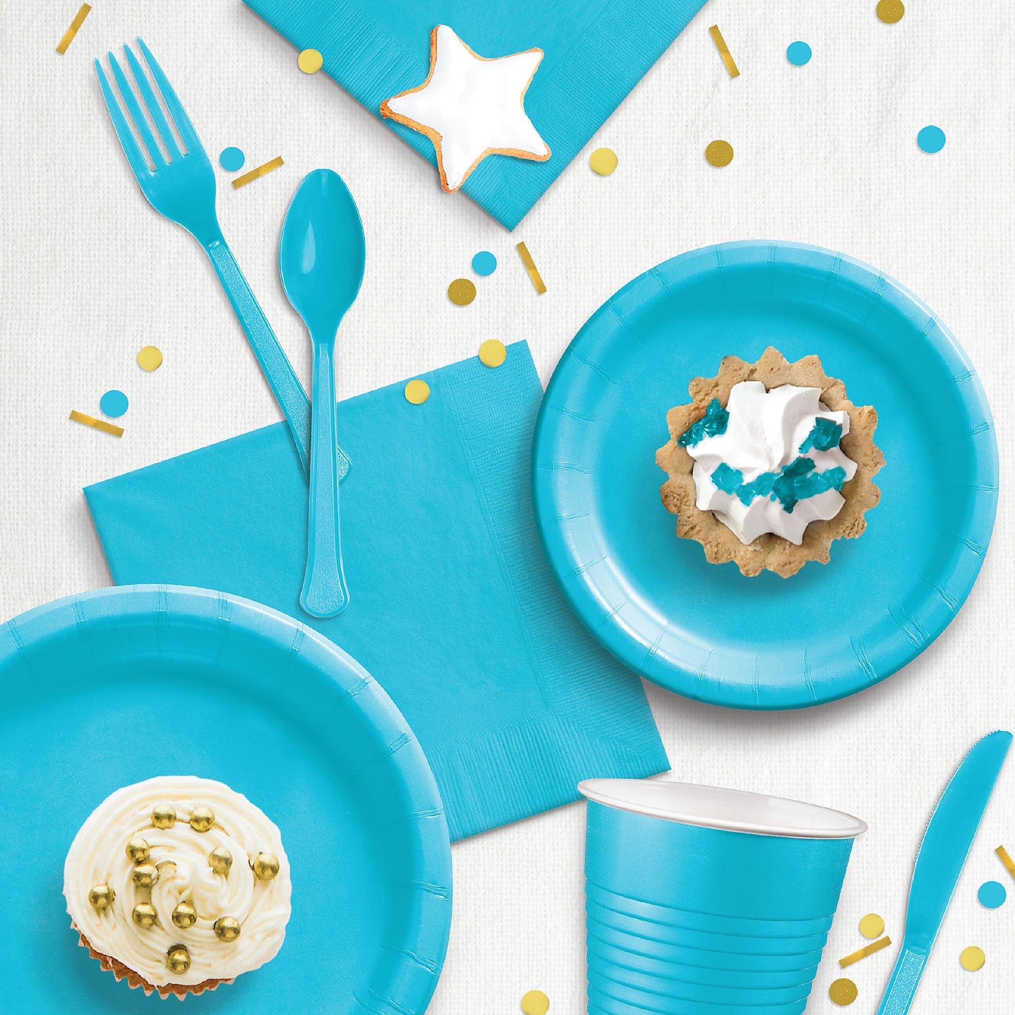 Extra Sturdy Paper Dinner Plates. 10in. Assorted Colors. Multiple Counts - Image 9