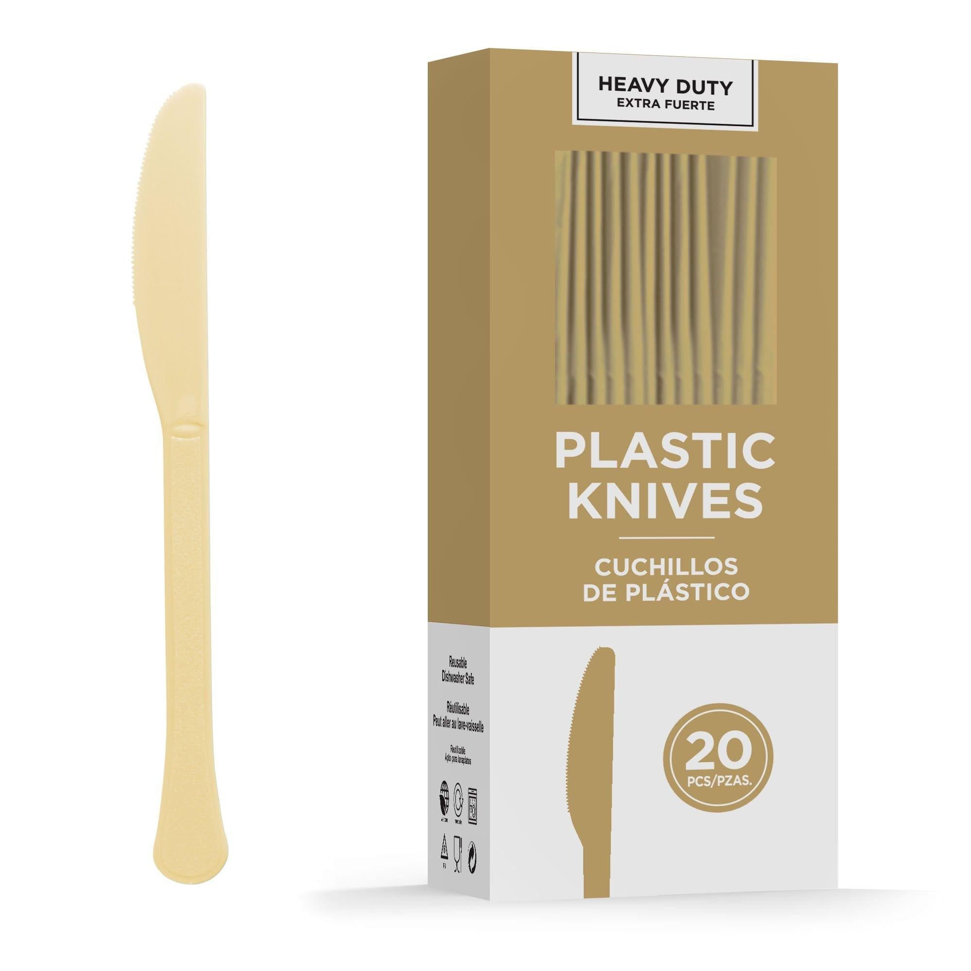 Premium Plastic Knives. Assorted Colors. Multiple Counts - Image 20