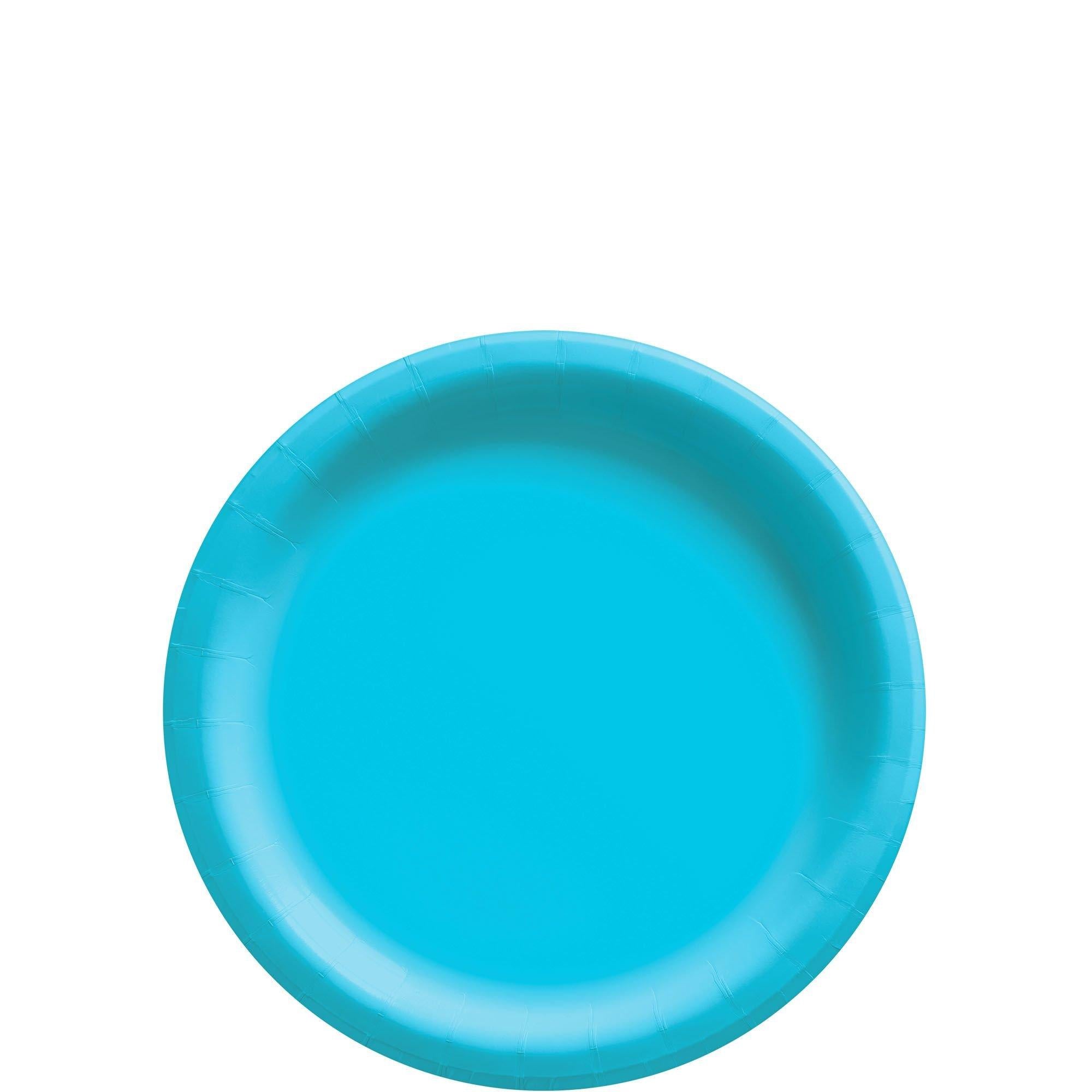 Extra Sturdy Paper Dessert Plates. 6.75in. Assorted Colors. Multiple Counts - Image 11